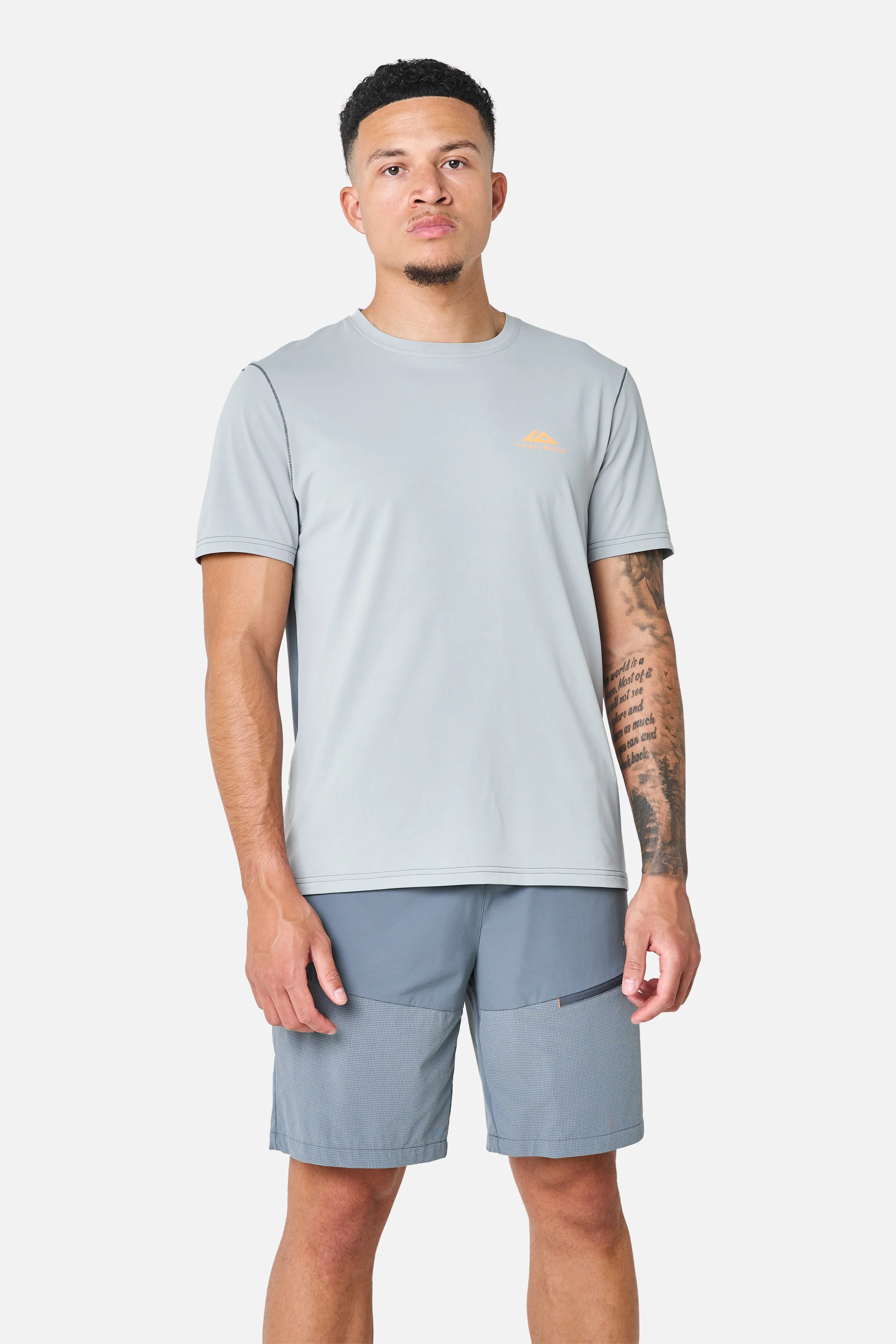 Nucleus Outdoor Tee - Lunar Grey/Ash Grey - Image 5