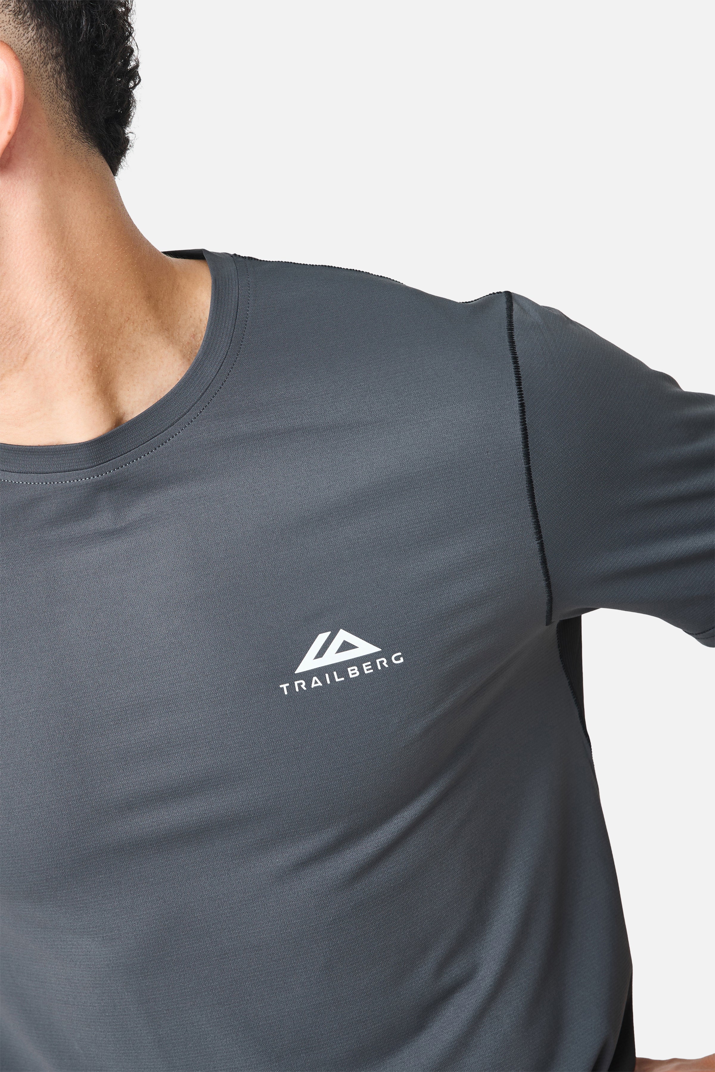 Nucleus Outdoor Tee - Volcano Grey/Black - Image 6
