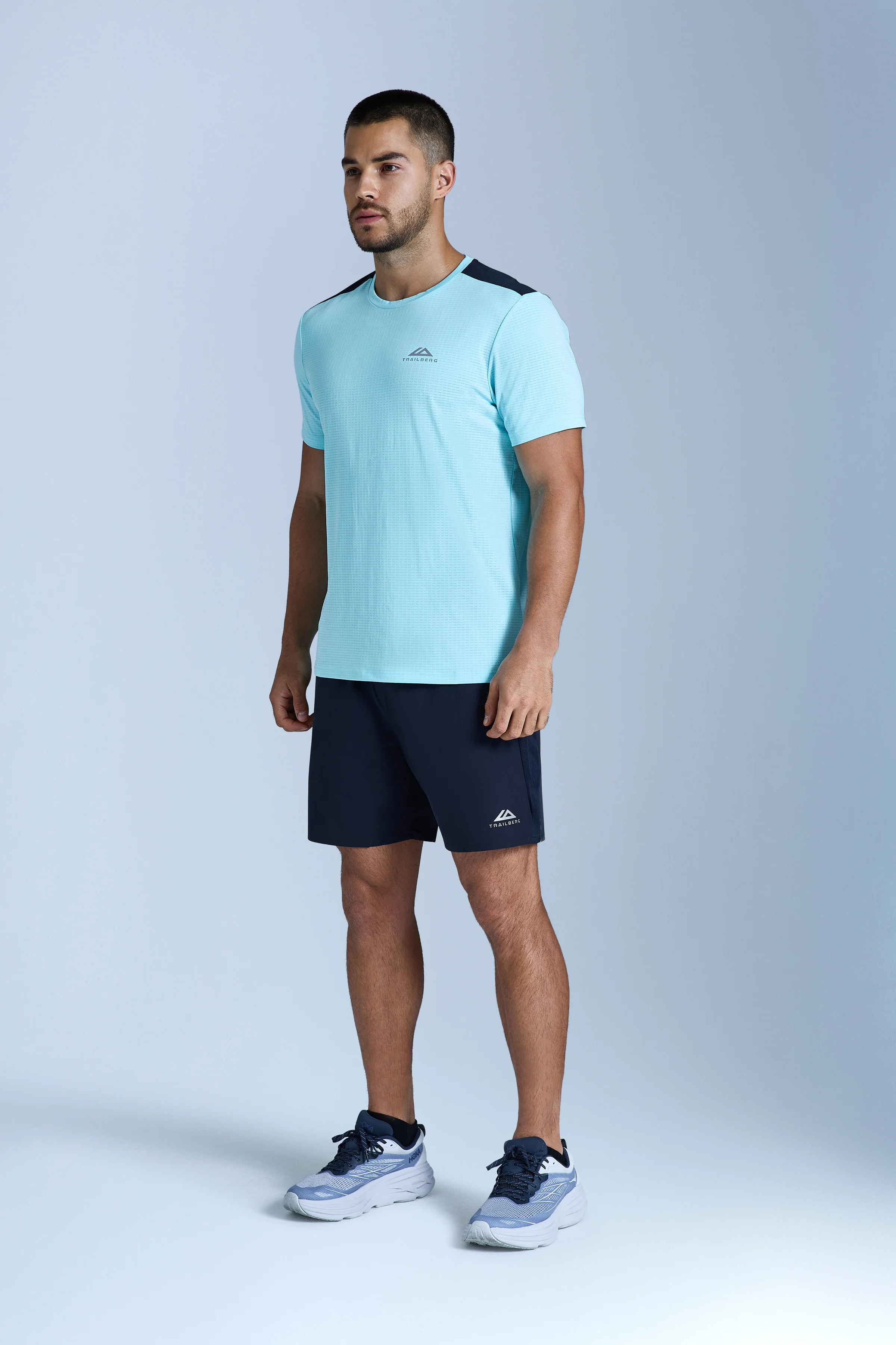Rapid Dash 2.0 Tee - Deep Ocean/Cyan Wave - Image 5