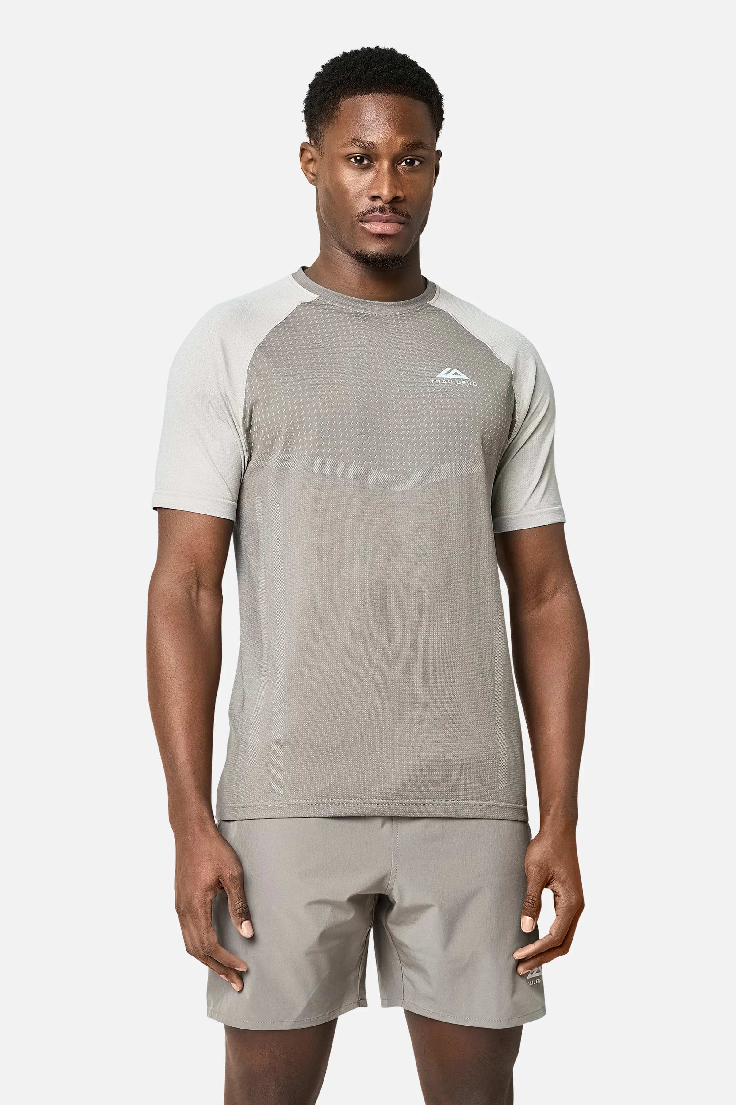 Rapid Dash Seamless Tee - Mocha/Pebblestone - Image 3