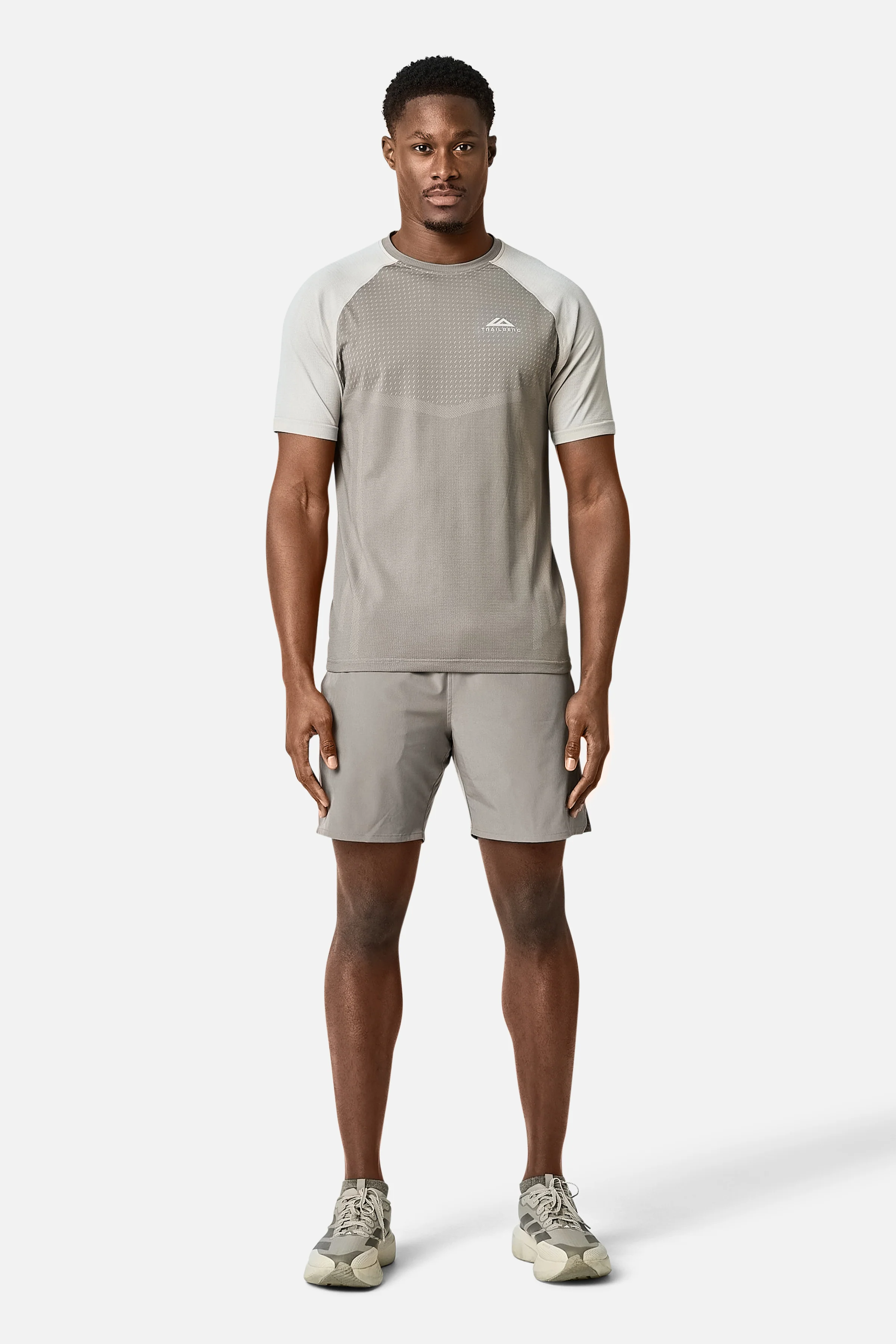 Rapid Dash Seamless Tee - Mocha/Pebblestone - Image 4
