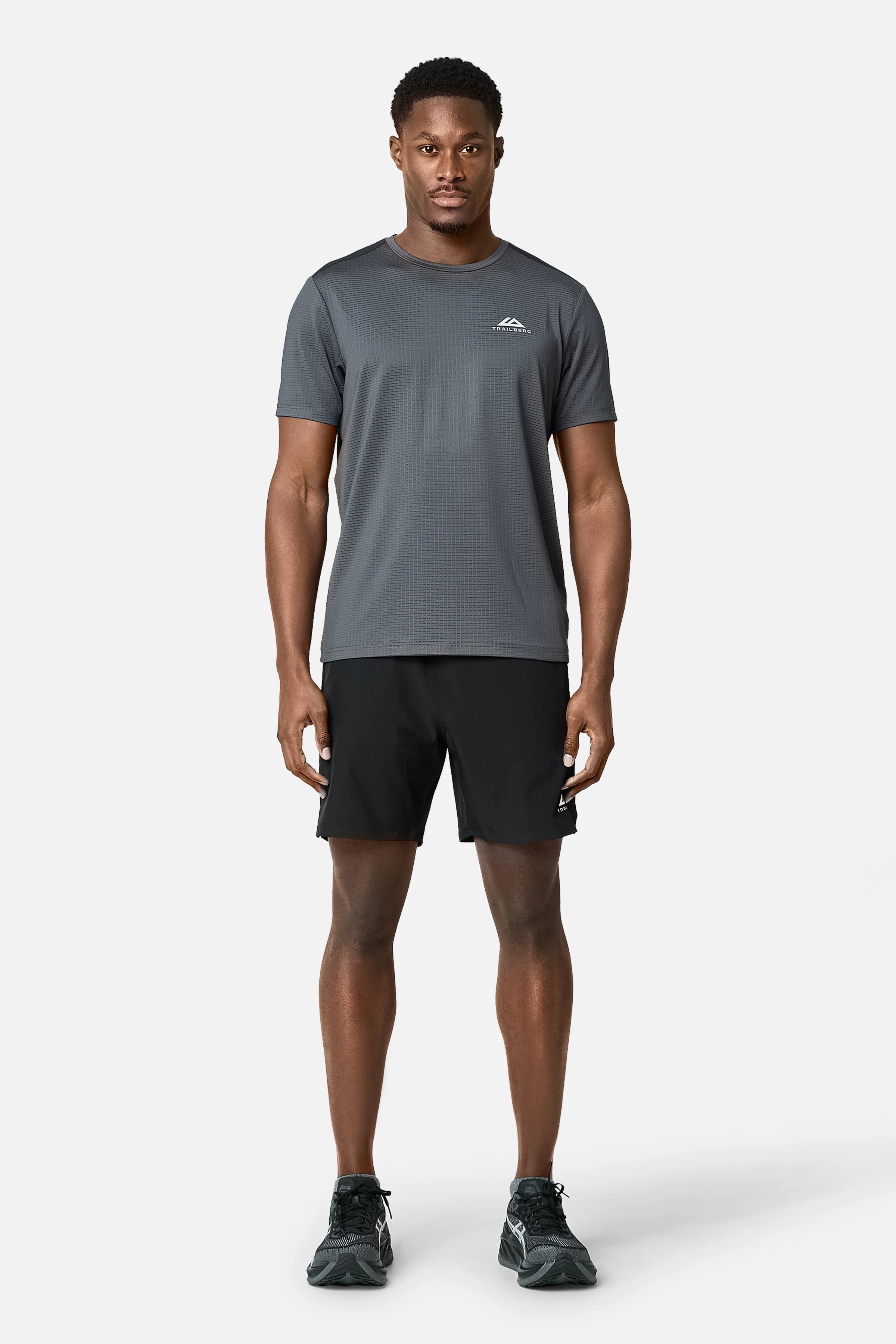 Rapid Dash 2.0 Tee - Volcano Grey/Black - Image 4