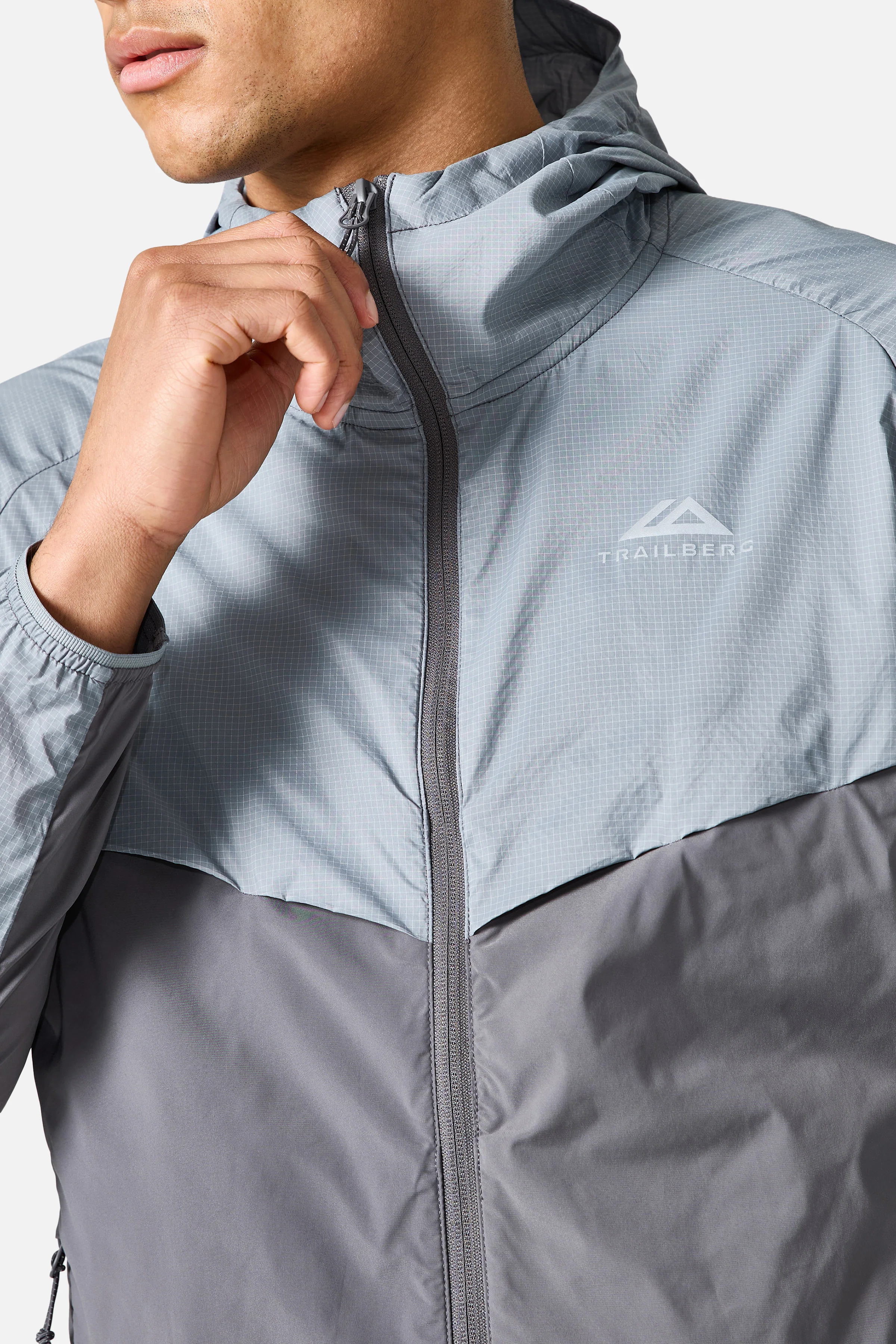 Rapid Grid 2.0 Windbreaker - Urban Smoke/Moon Grey - Image 5
