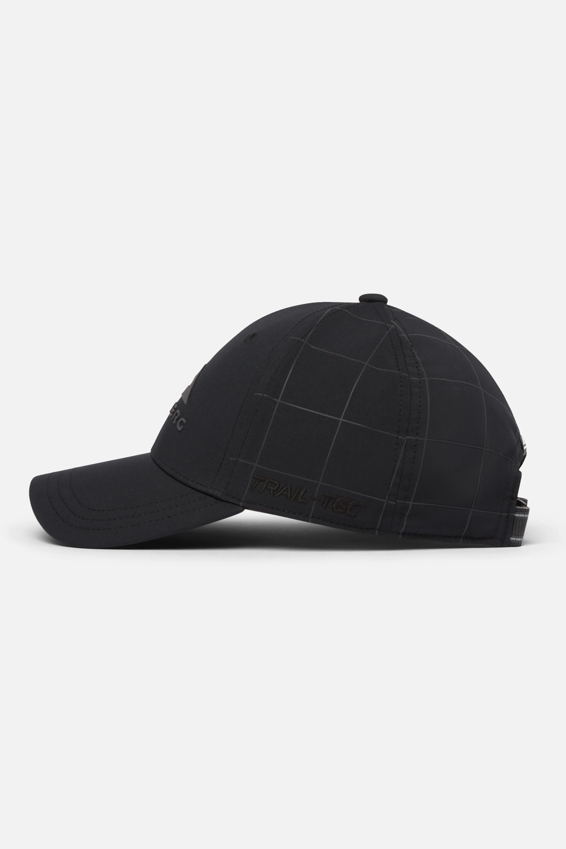 Reflective Grid 6 Panel Cap - Black - Image 2
