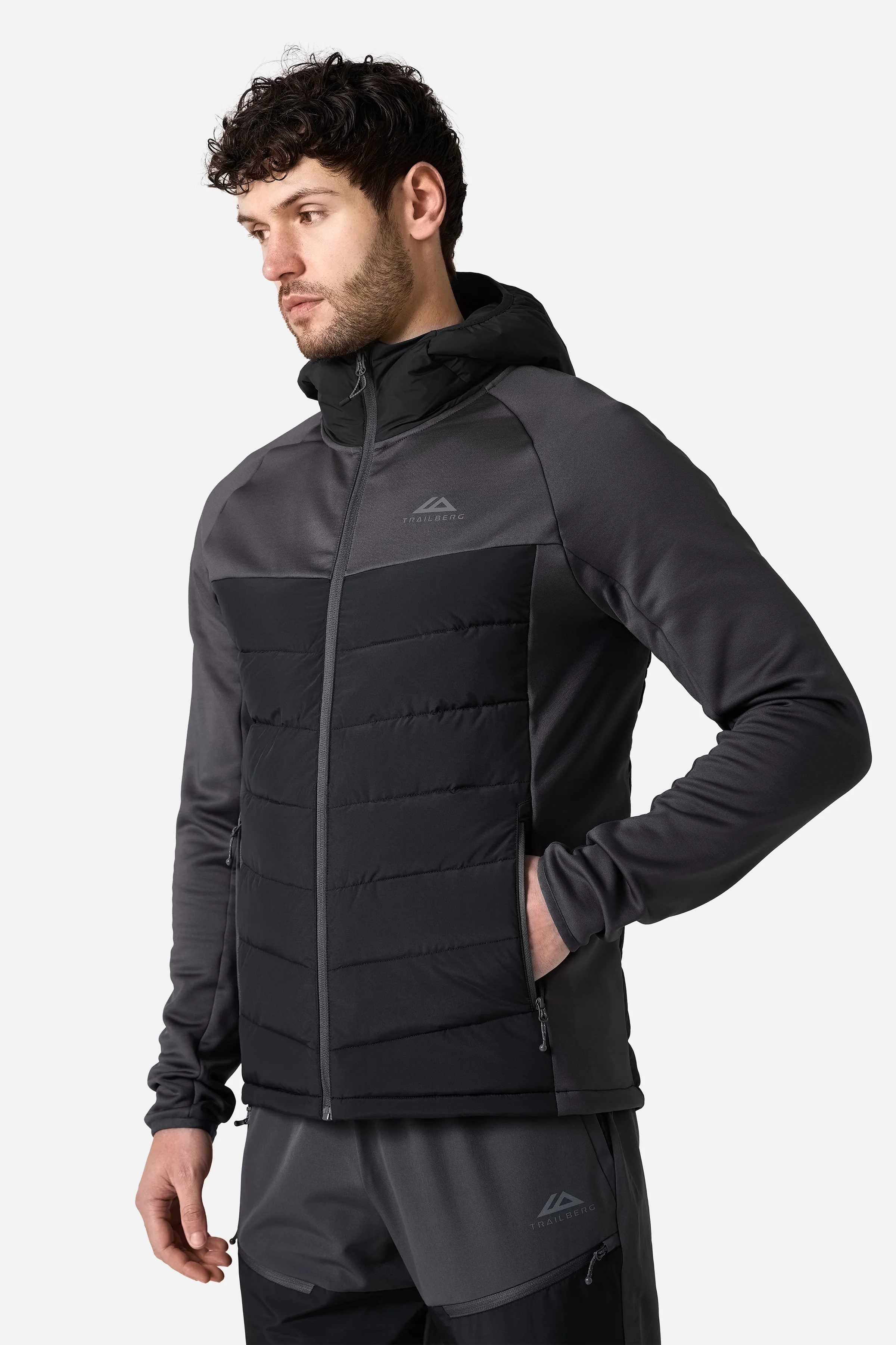 Rhine 3.0 Winterised Tracksuit - Volcano Grey/Black - Image 3