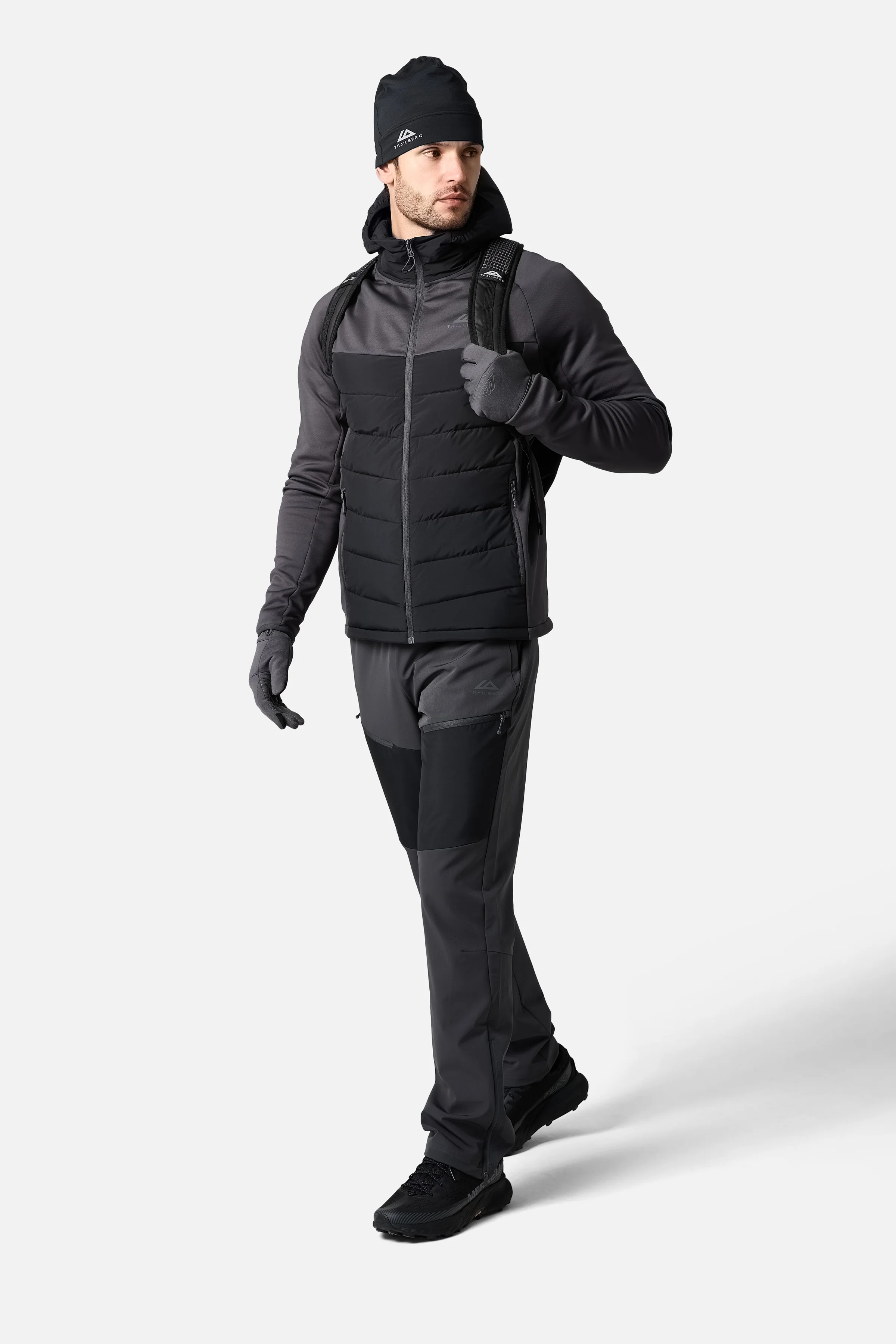 Rhine 3.0 Winterised Tracksuit - Volcano Grey/Black - Image 8