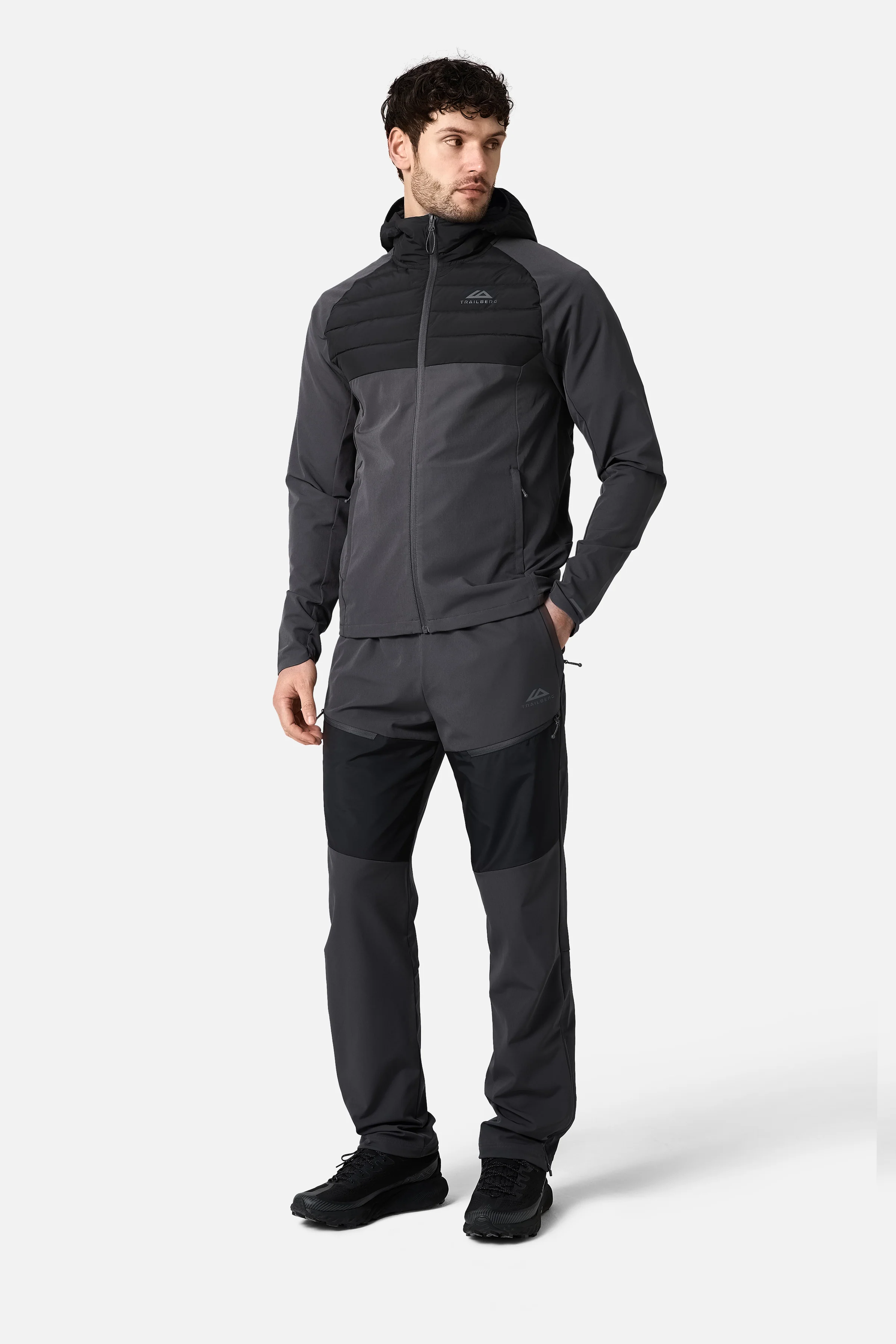 Rhine 2.0 Hybrid Jacket - Volcano Grey/Black - Image 4