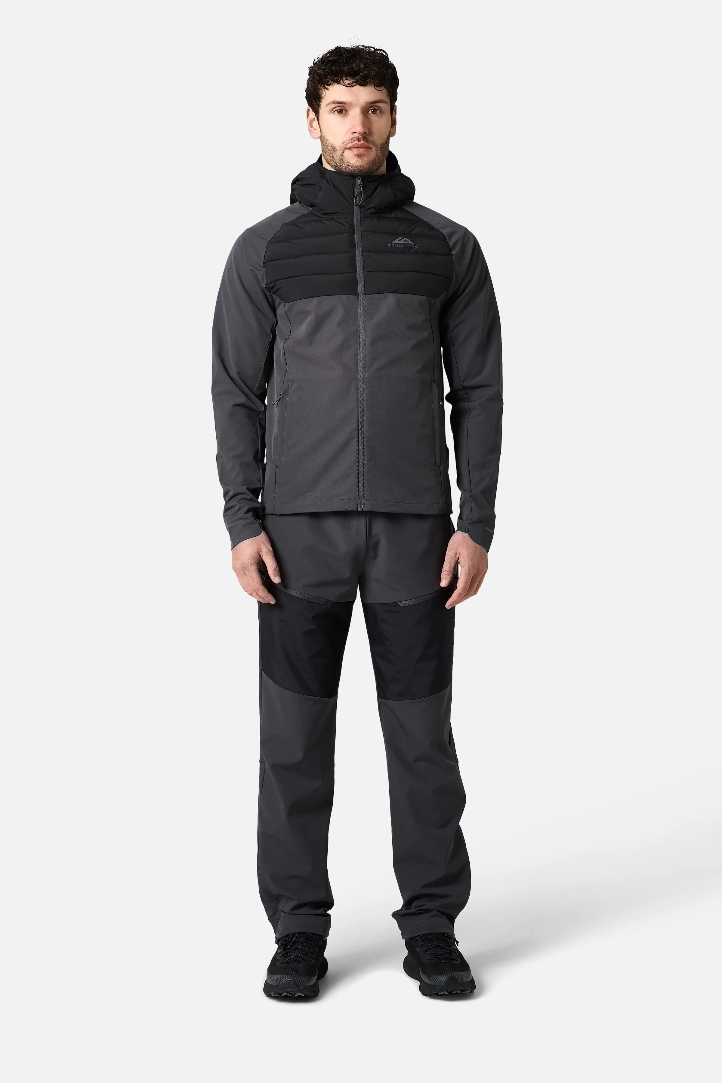 Rhine 2.0 Hybrid Jacket - Volcano Grey/Black - Image 5