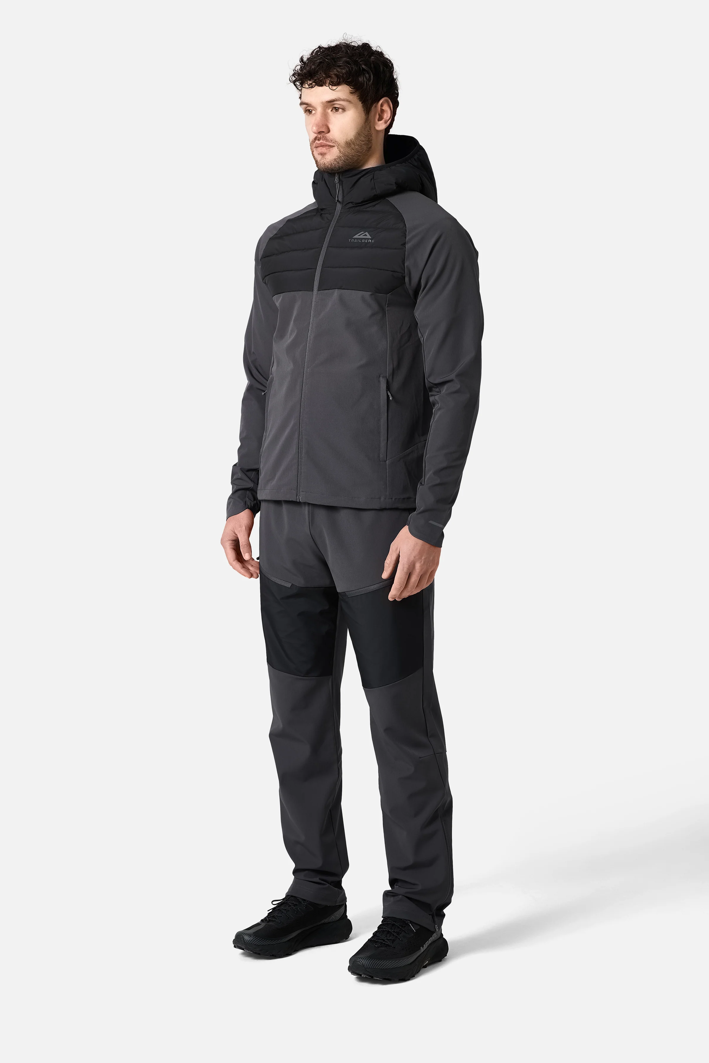 Rhine 2.0 Hybrid Jacket - Volcano Grey/Black - Image 7