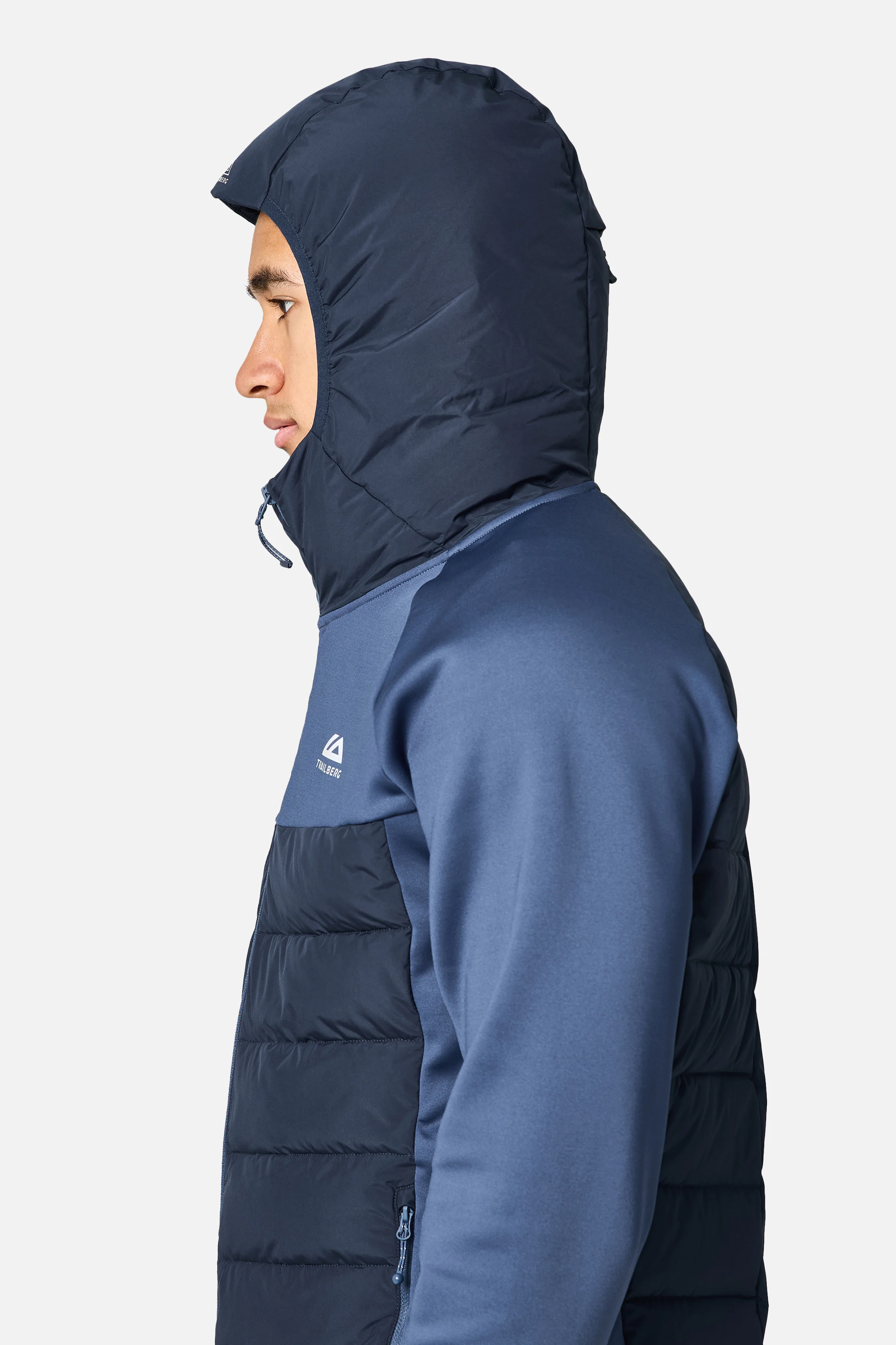 Rhine Winterised Hybrid Hood - Aqua Eclipse/Deep Ocean - Image 4