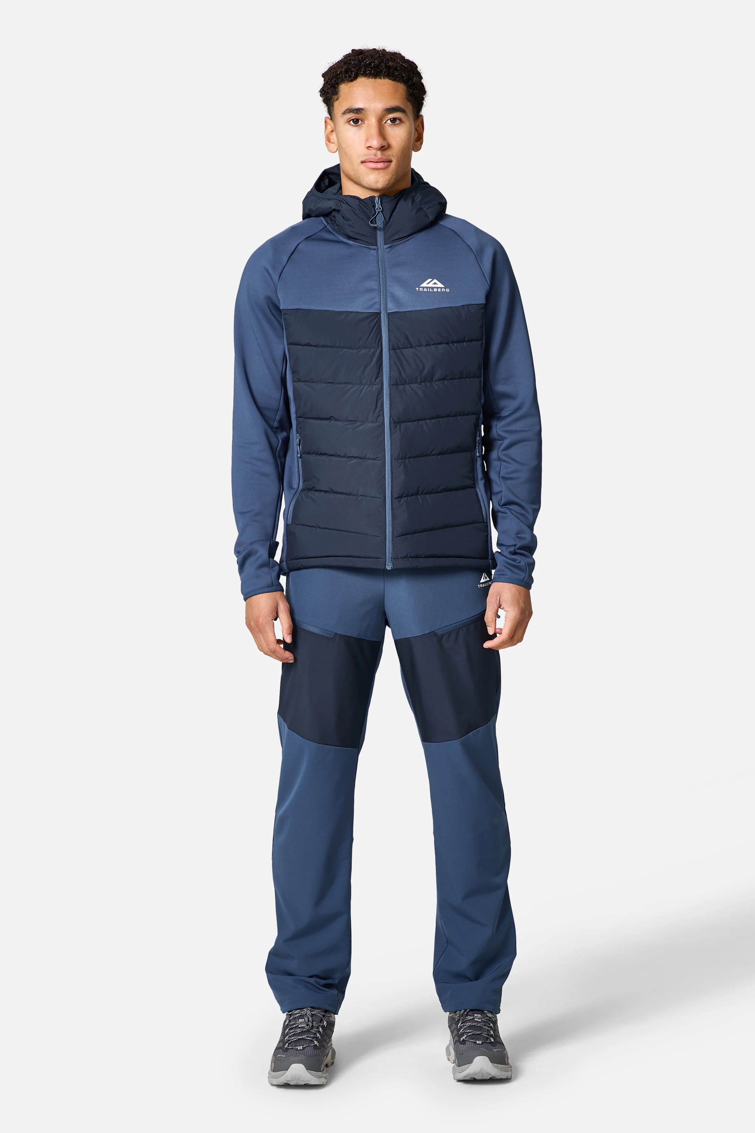 Rhine Winterised Hybrid Hood - Aqua Eclipse/Deep Ocean - Image 6