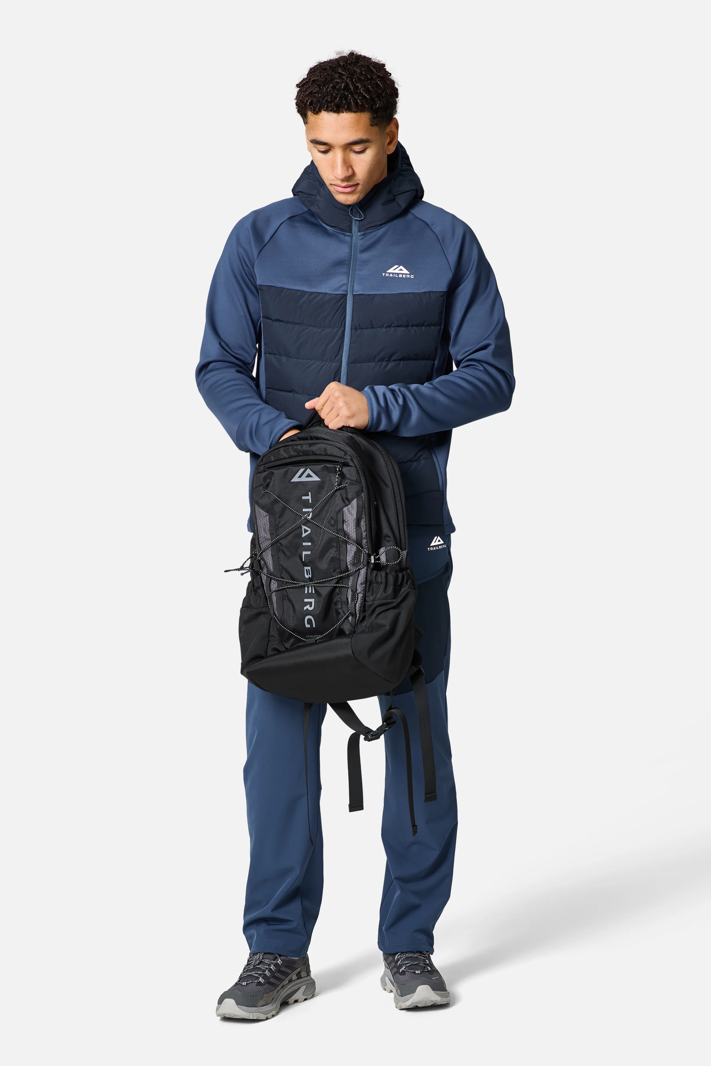 Rhine Winterised Hybrid Hood - Aqua Eclipse/Deep Ocean - Image 7