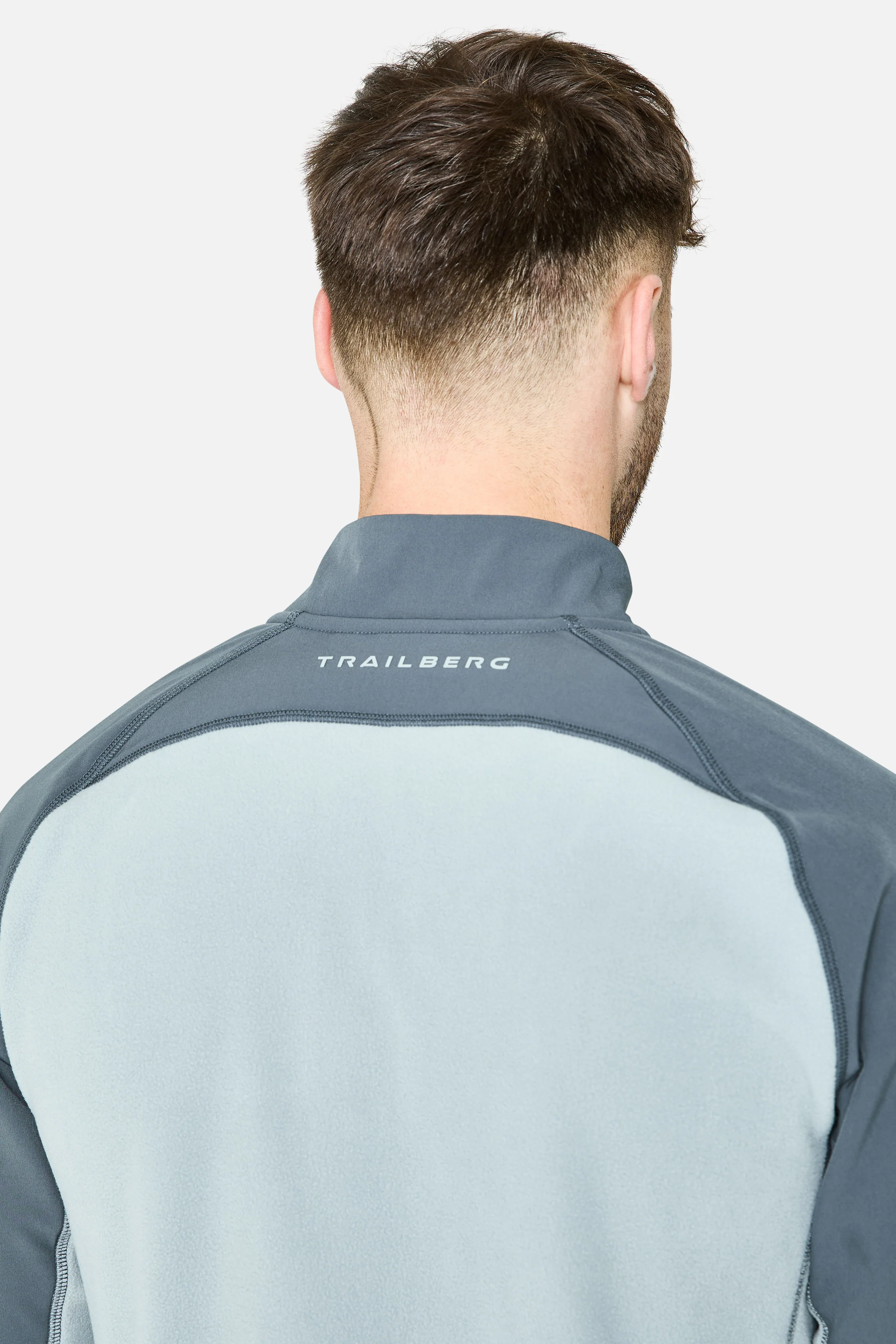 Sierra Microfleece 1/4 Zip - Lunar Grey/Graphite Grey - Image 7