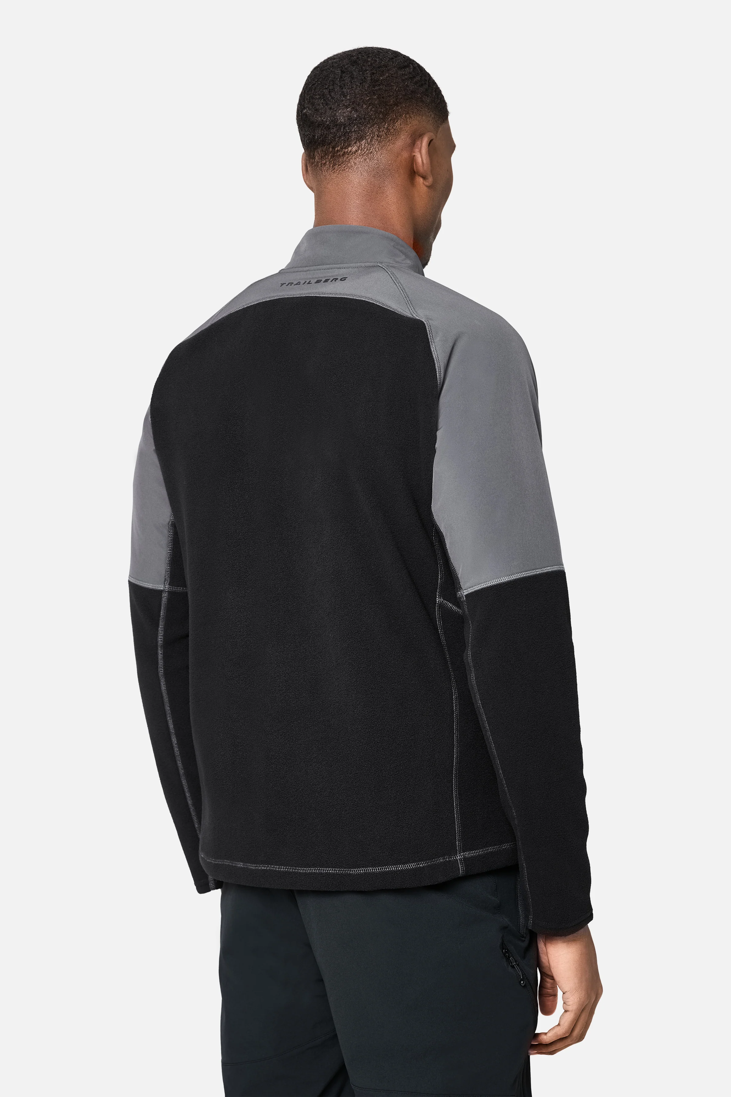 Sierra 1/4 Zip - Black/Asphalt - Image 4