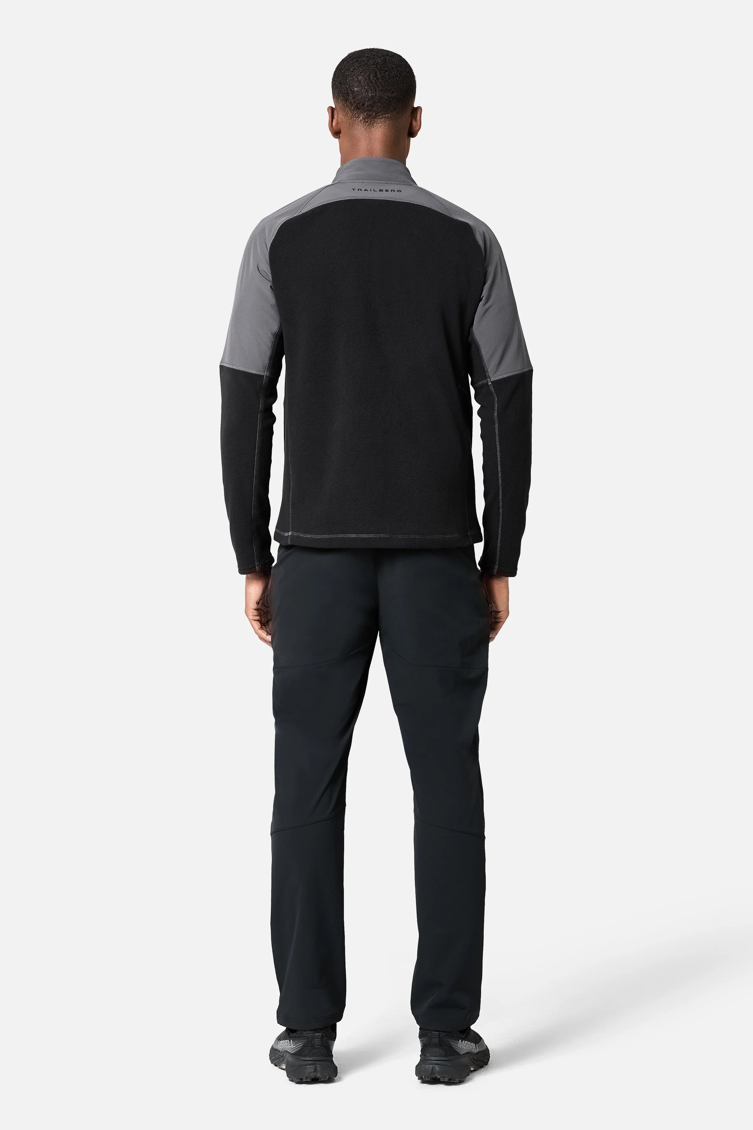 Sierra 1/4 Zip - Black/Asphalt - Image 5