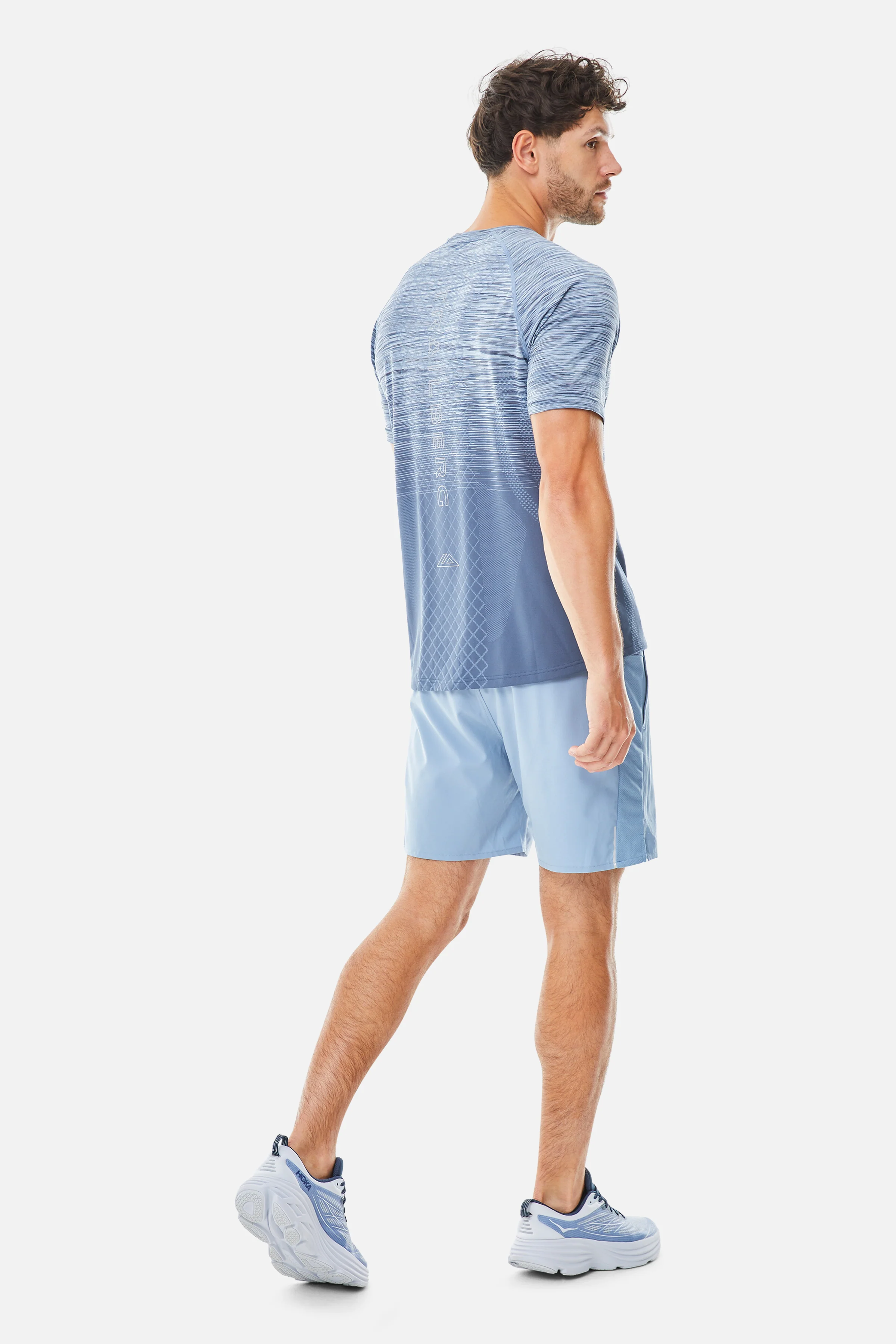 Stride Seamless Tee - Breeze/Washed Indigo/Blue Frost/Eclipse Blue - Image 3