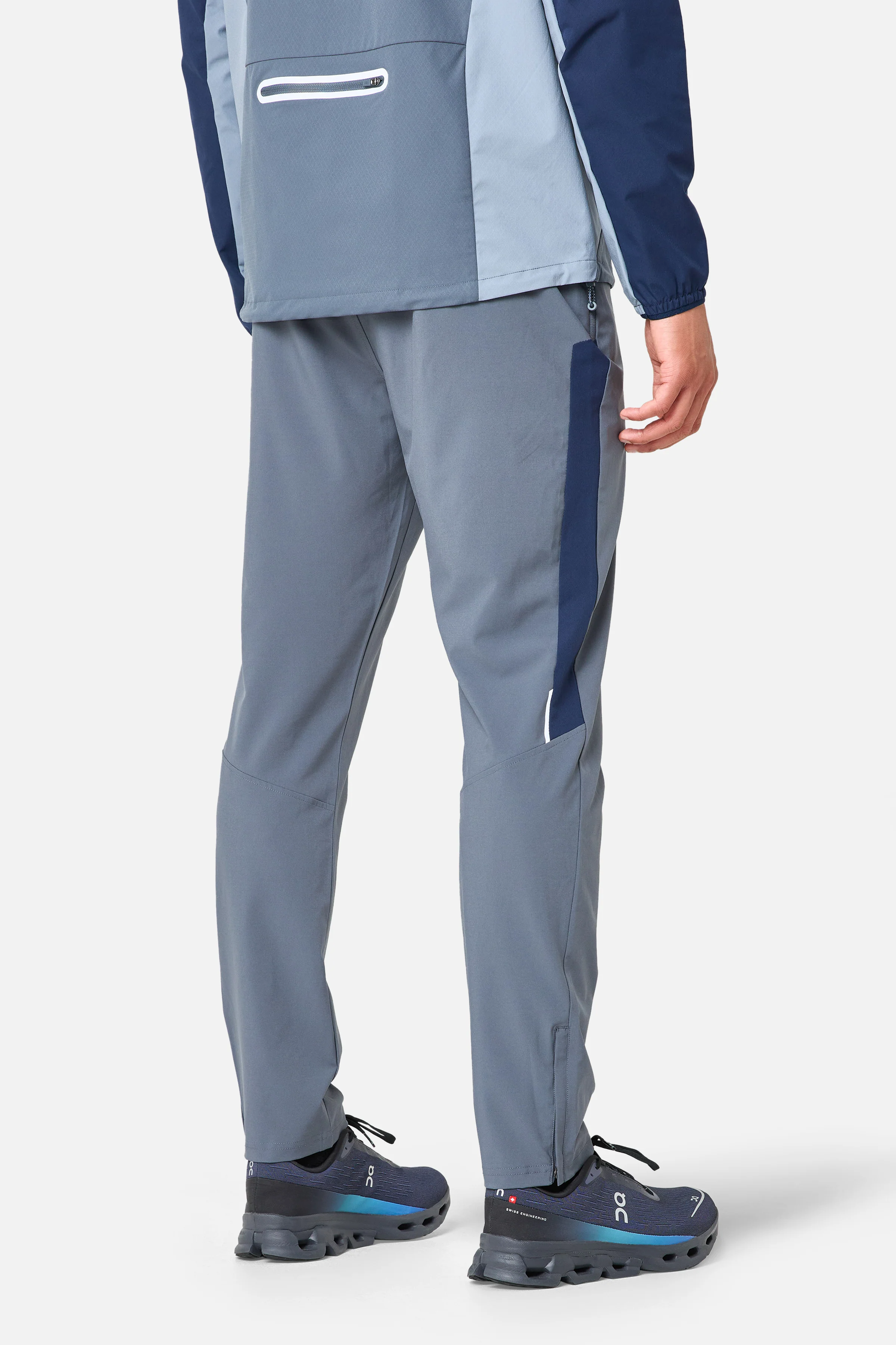AW25 Triathlon Pant - Storm Grey/Navy Blue - Image 3