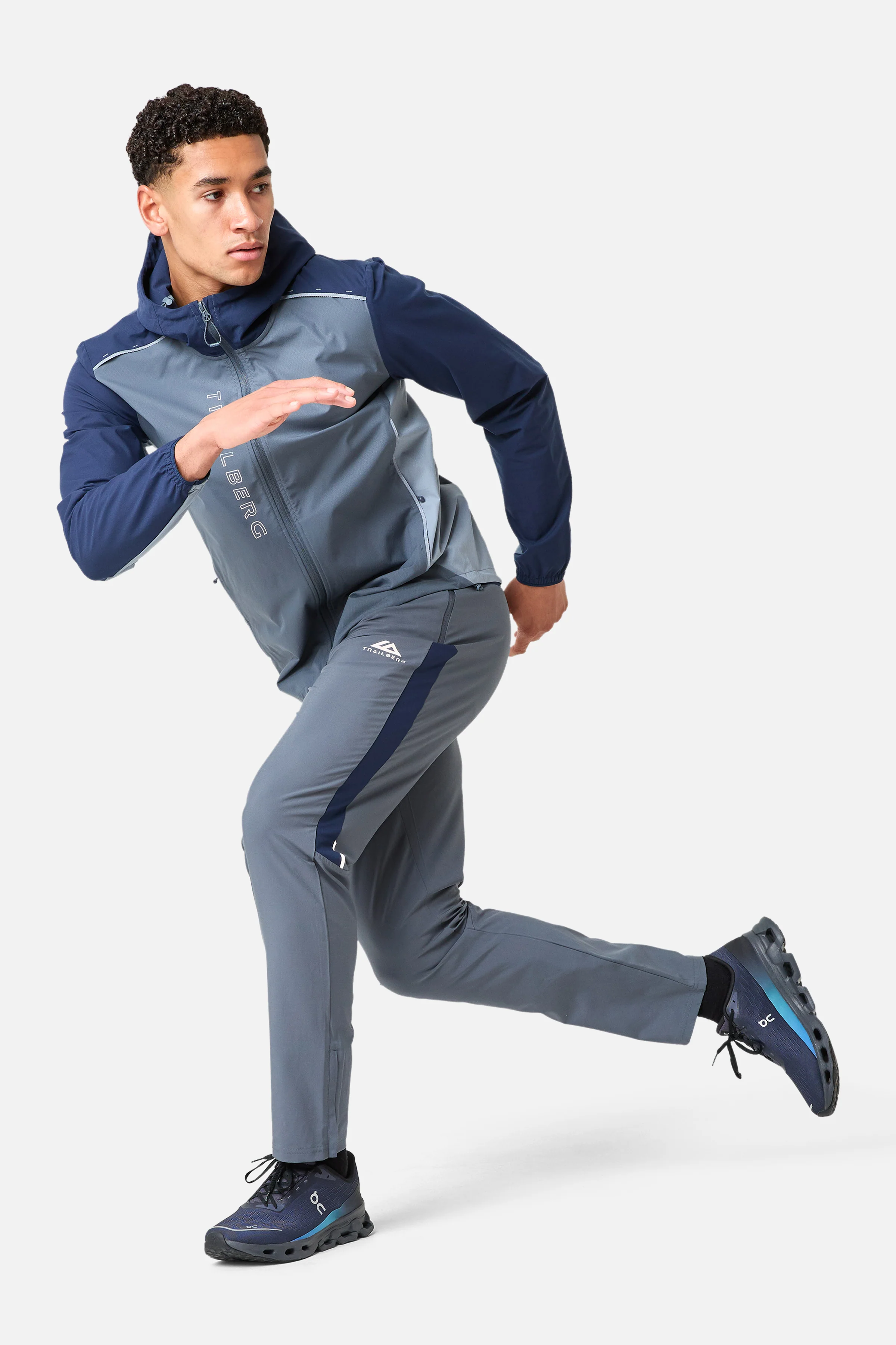 AW25 Triathlon Pant - Storm Grey/Navy Blue - Image 4