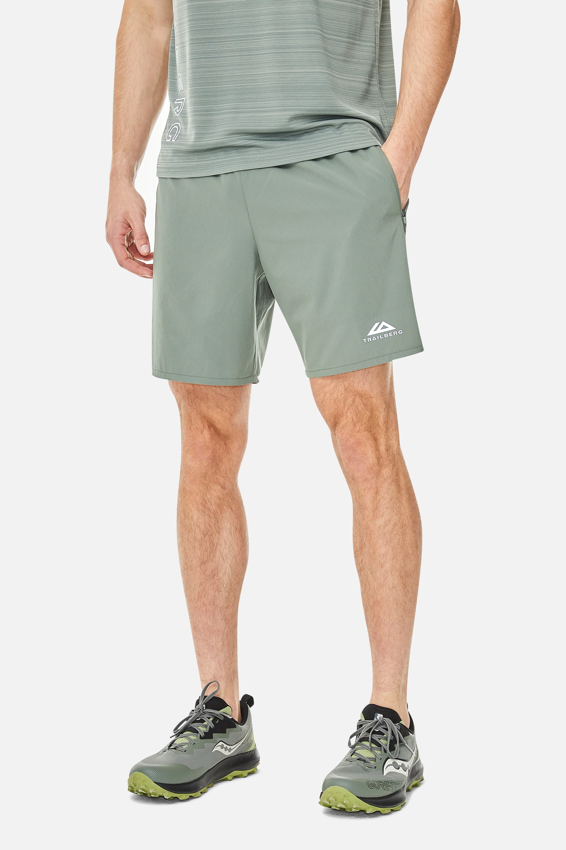 Triathlon SS25 Short - Pine Dust/Dark Fern - Image 2