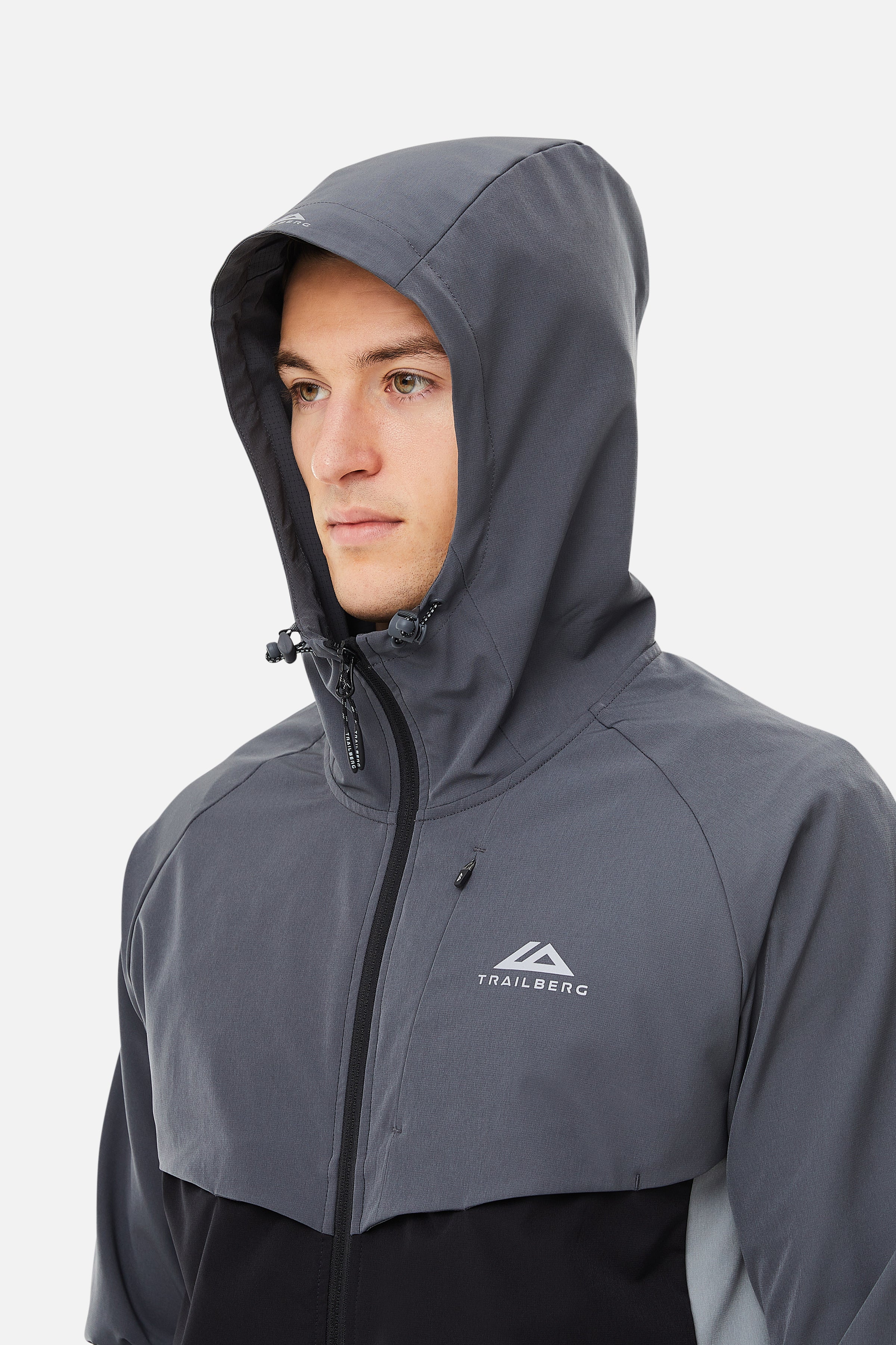 Tricolour 2.0 Hood - Black/Iron Grey/Moon Grey - Image 8