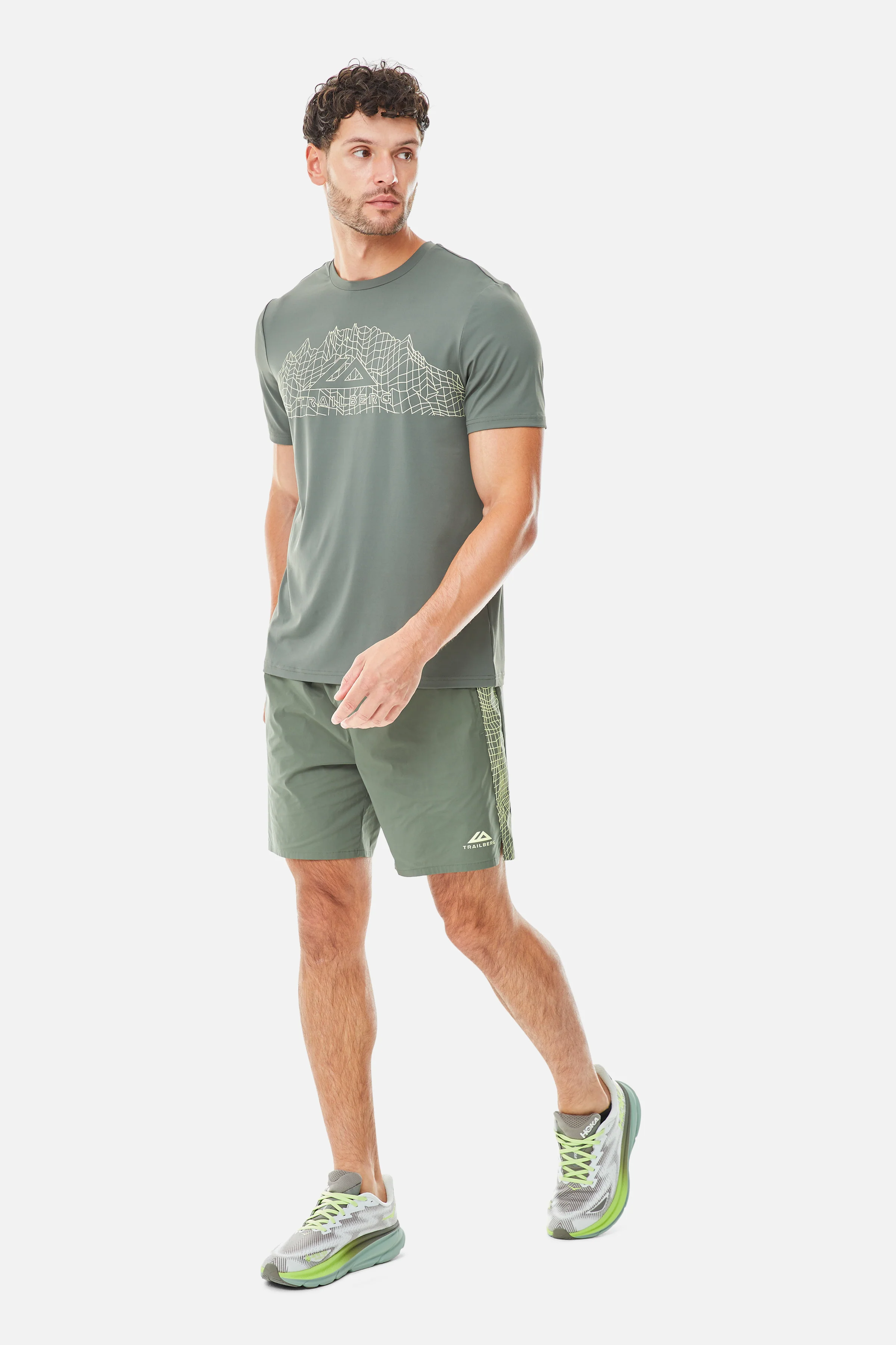 Vantage Tee - Dark Fern/Pale Citrus - Image 3