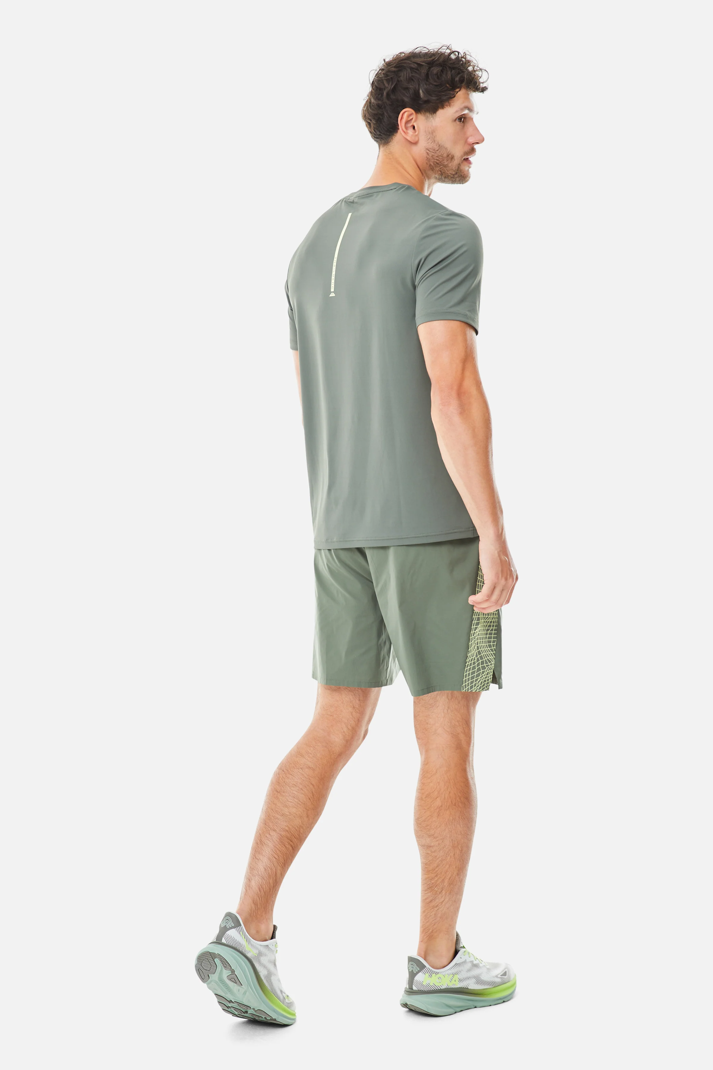 Vantage Tee - Dark Fern/Pale Citrus - Image 4