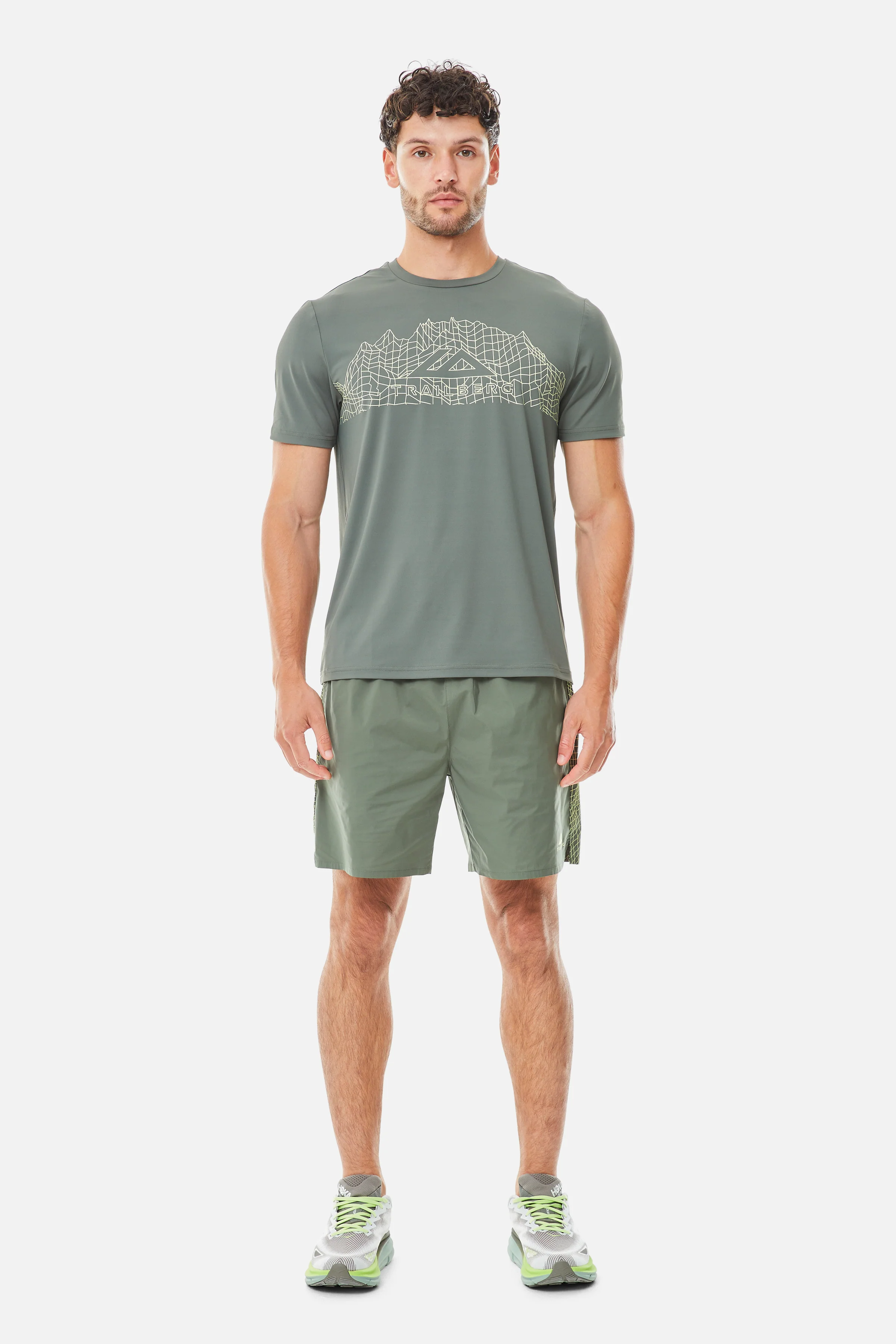 Vantage Tee - Dark Fern/Pale Citrus - Image 5