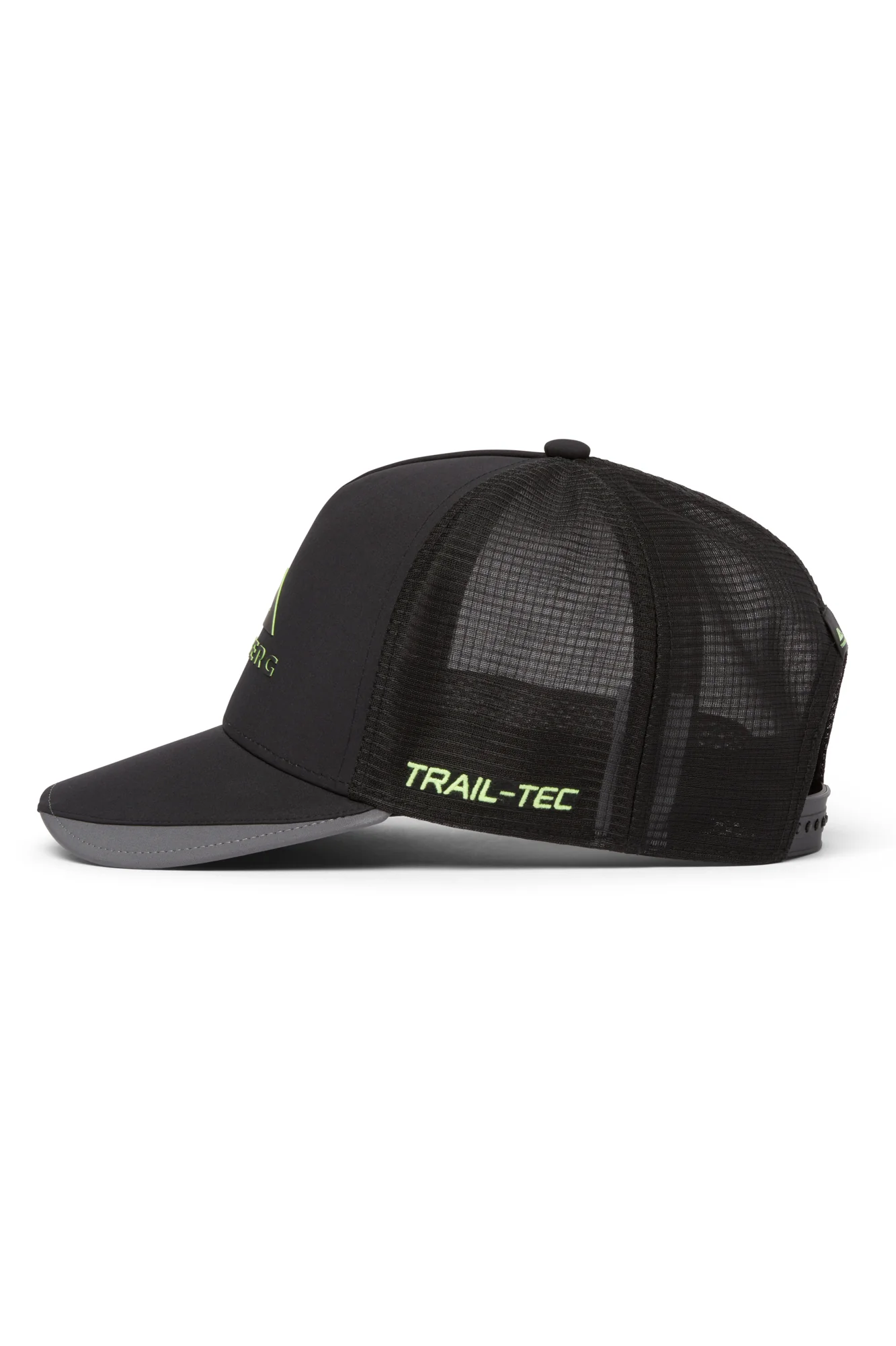 Vertex Obsidian Trucker Cap - Black/Neon Lime - Image 6