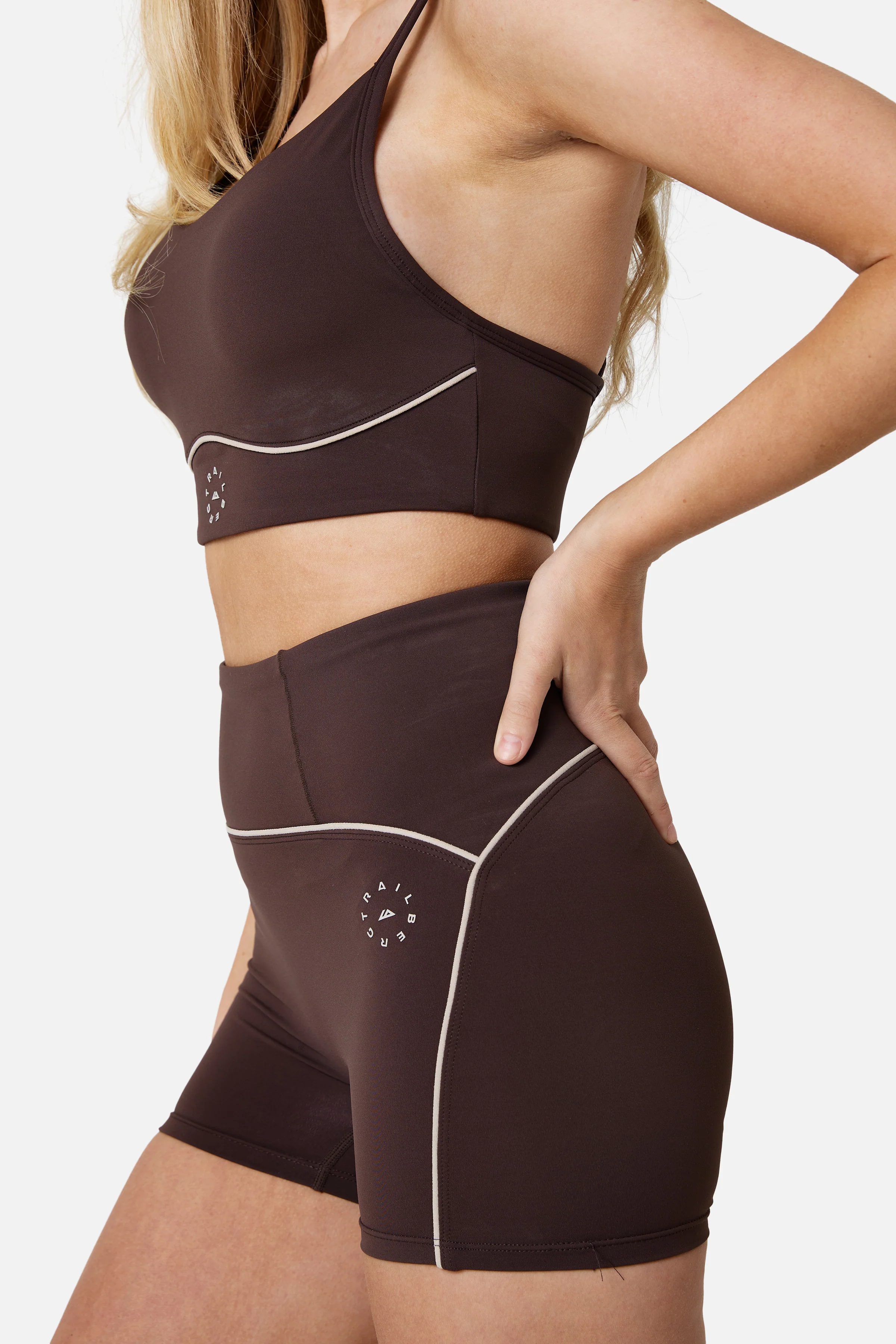 Womens Drift Bra and Short Set - Bitter Chocolate - Image 3