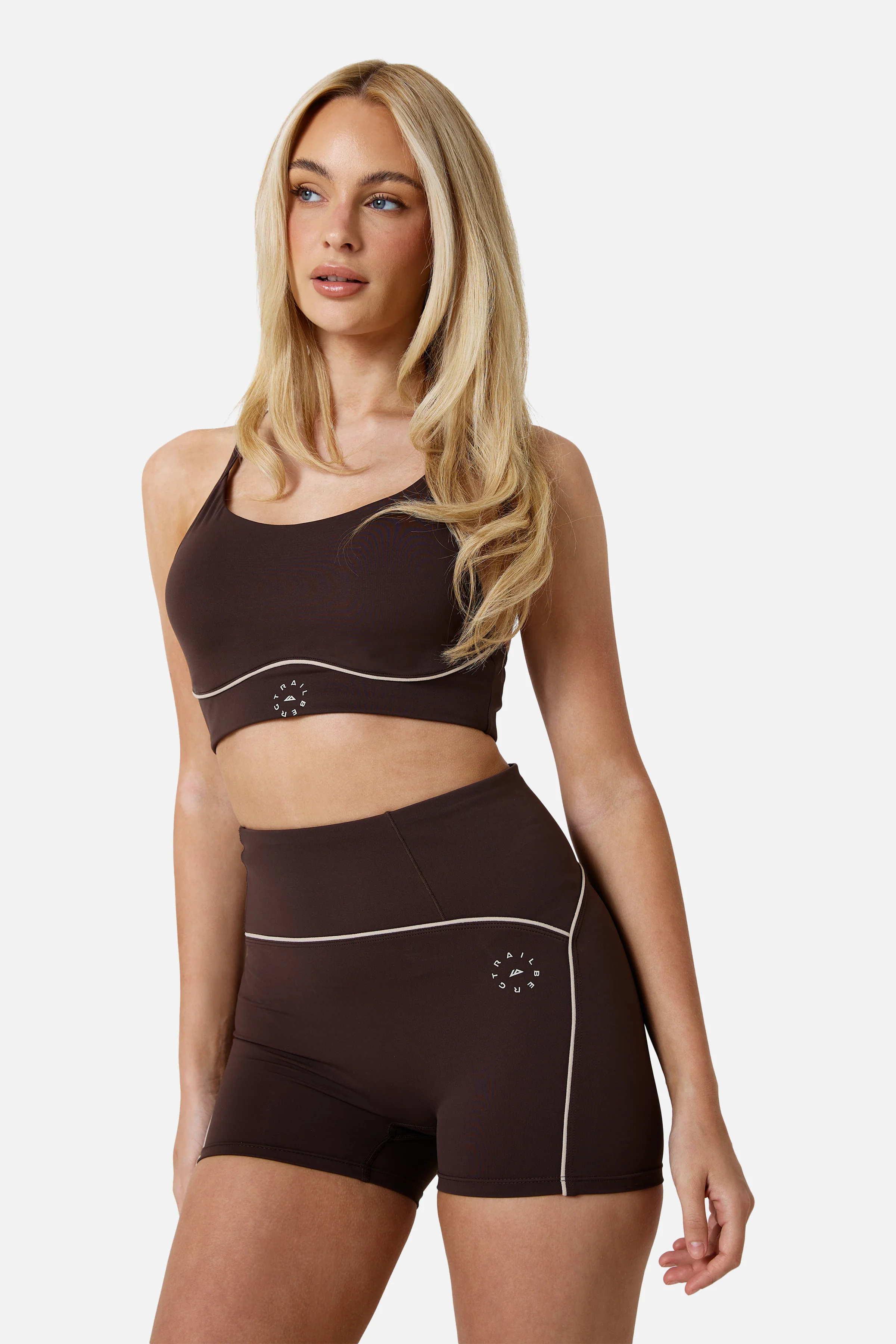 Womens Drift Bra and Short Set - Bitter Chocolate - Image 4