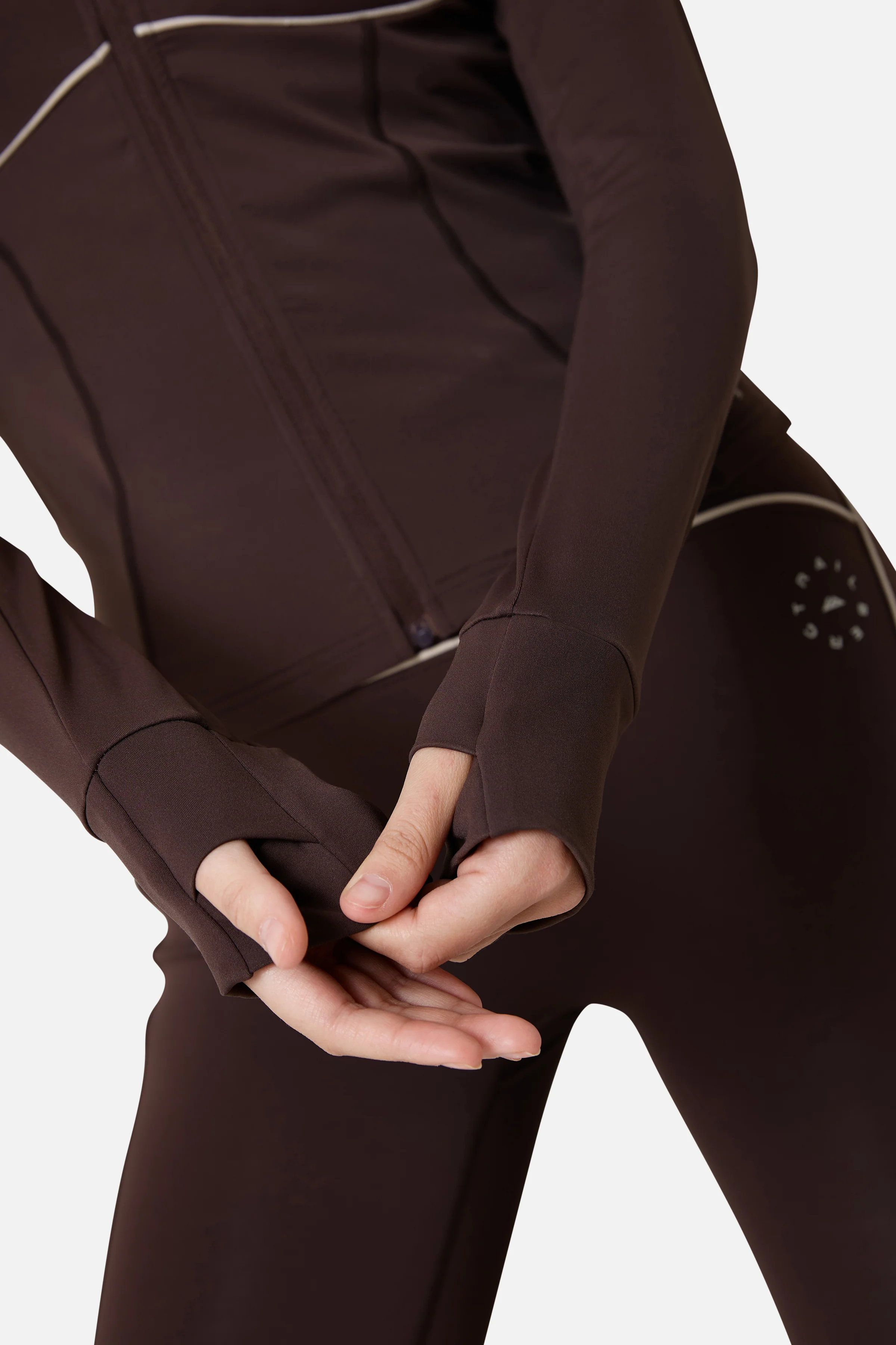 Womens Drift Jacket Set - Bitter Chocolate - Image 3