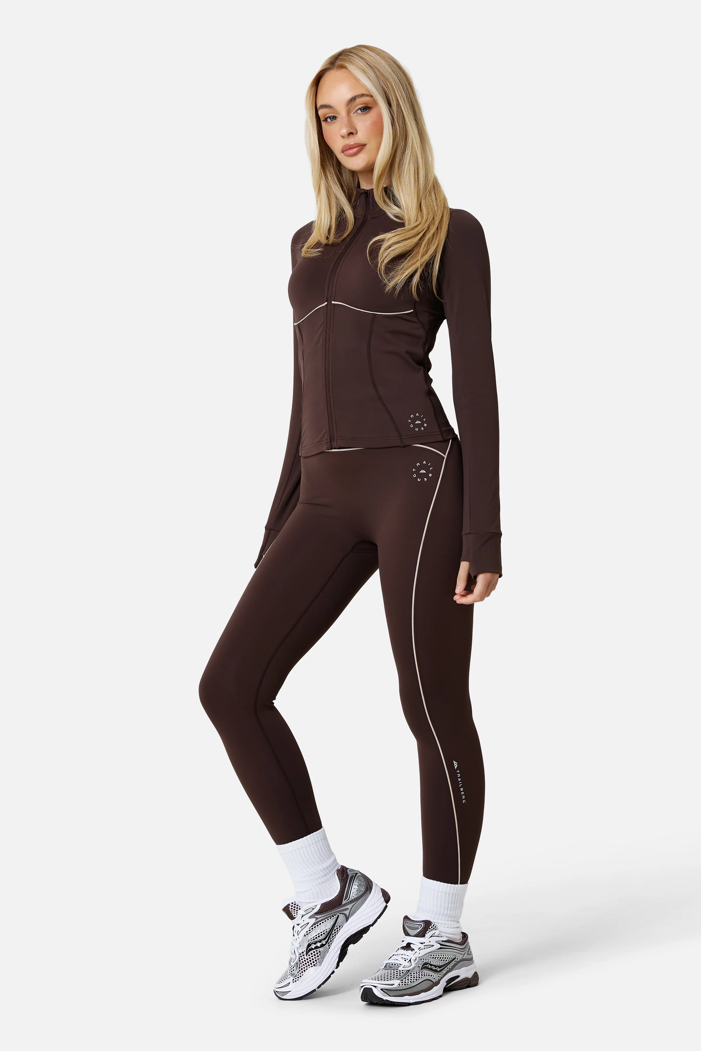 Womens Drift Legging - Bitter Chocolate - Image 8