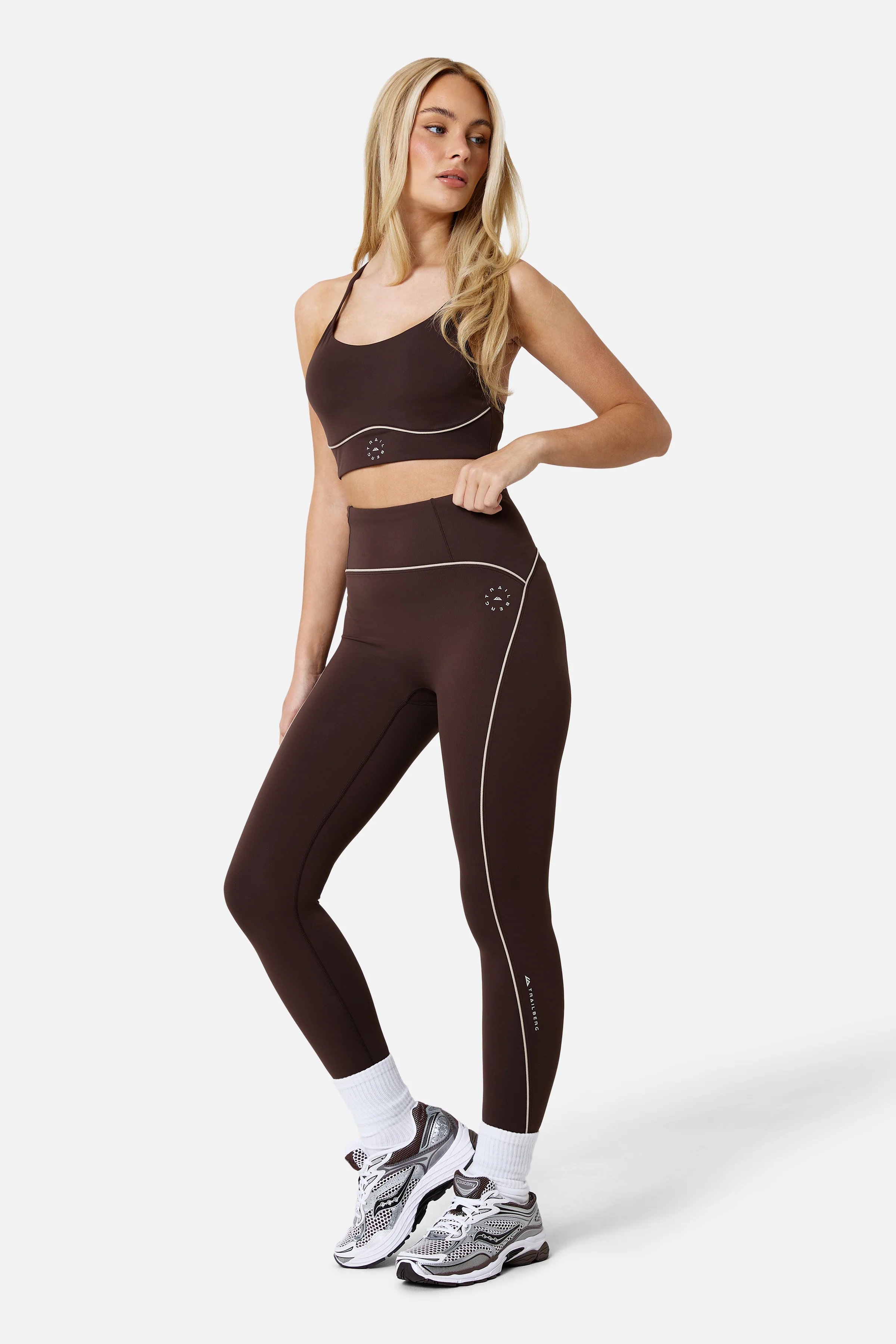Womens Drift Legging - Bitter Chocolate - Image 9