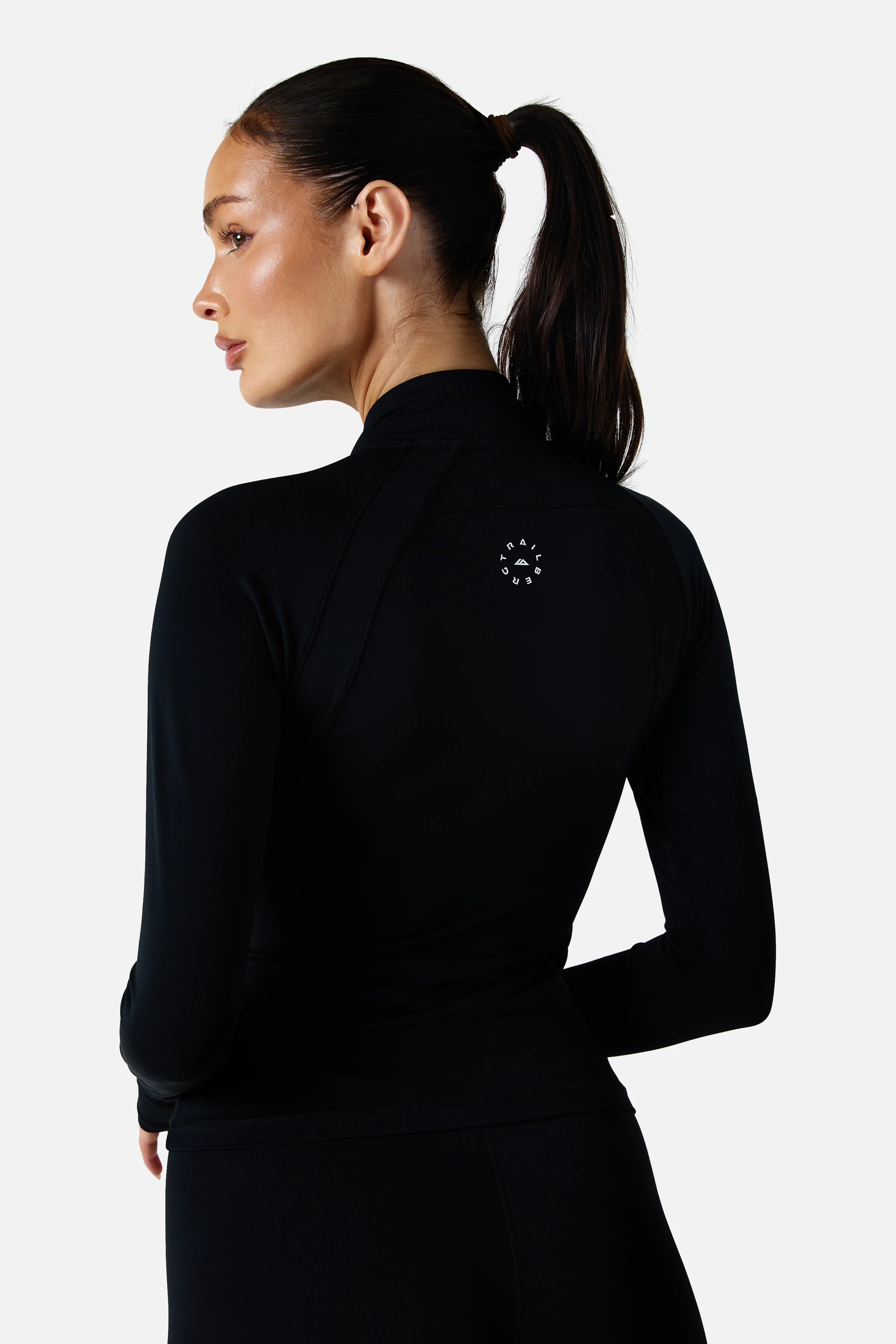 Womens Sculpt Core Track Jacket - Black - Image 3