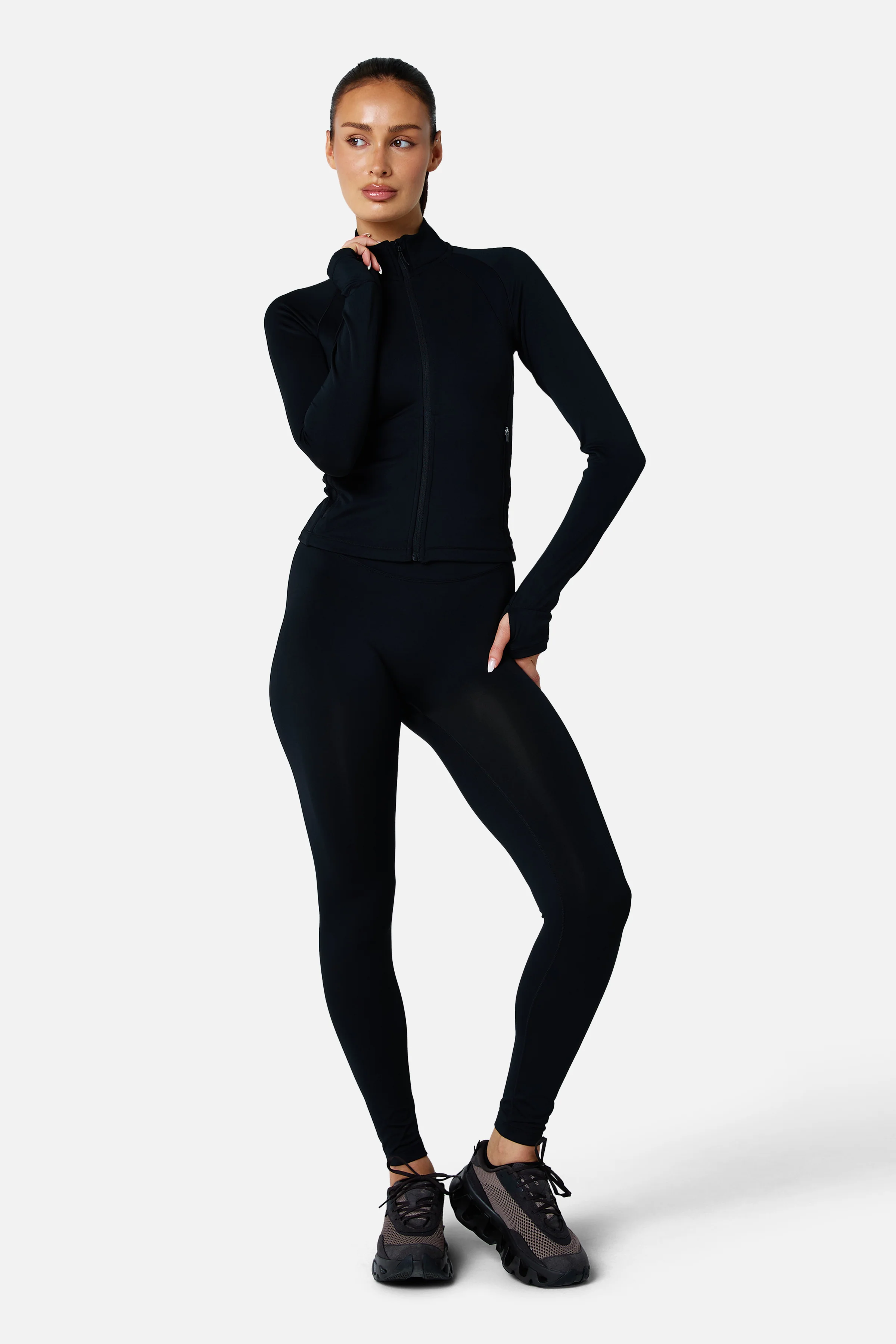 Womens Sculpt Core Legging - Black - Image 3