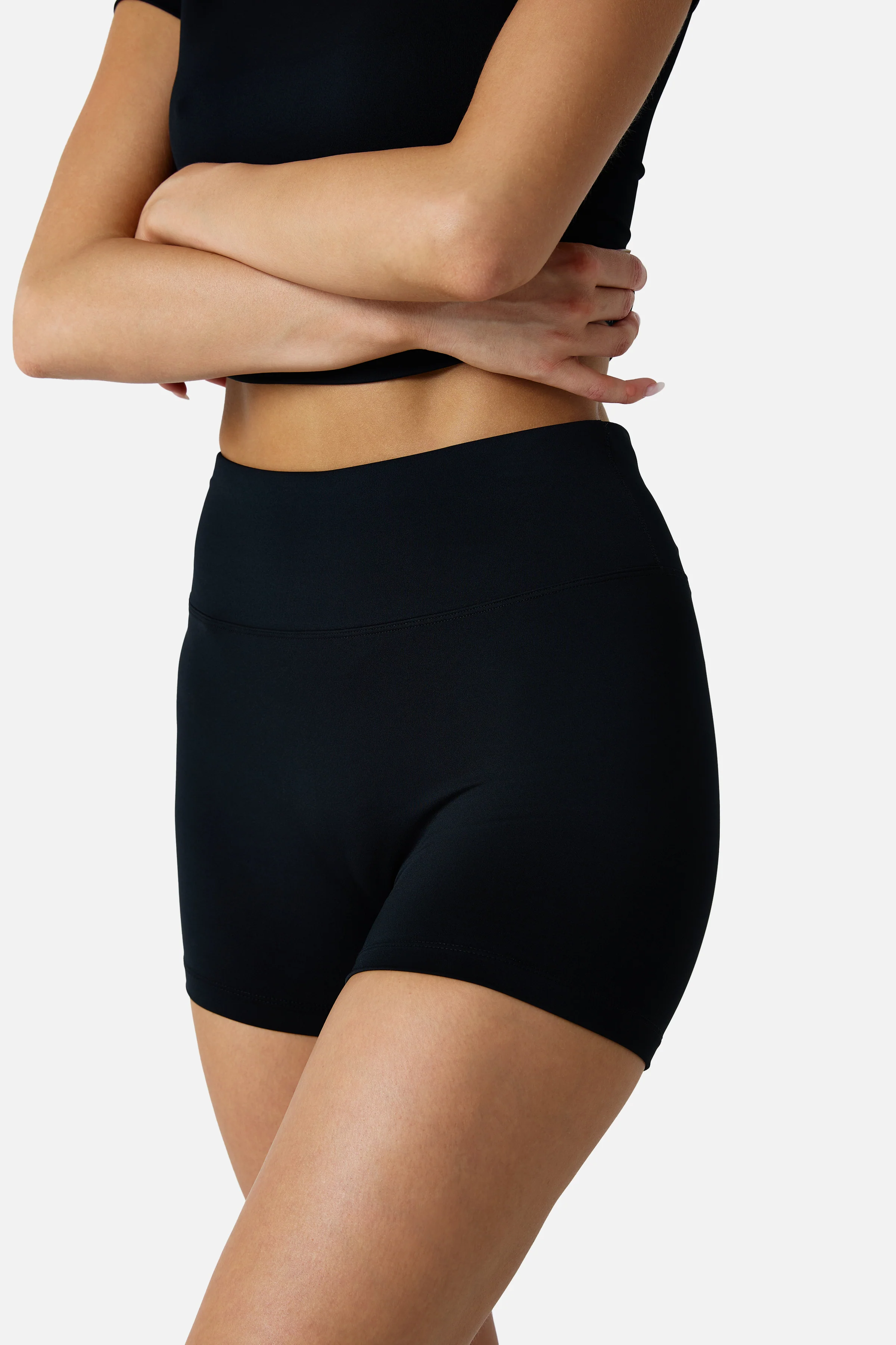 Womens Sculpt Core Cycling Short - Black - Image 6