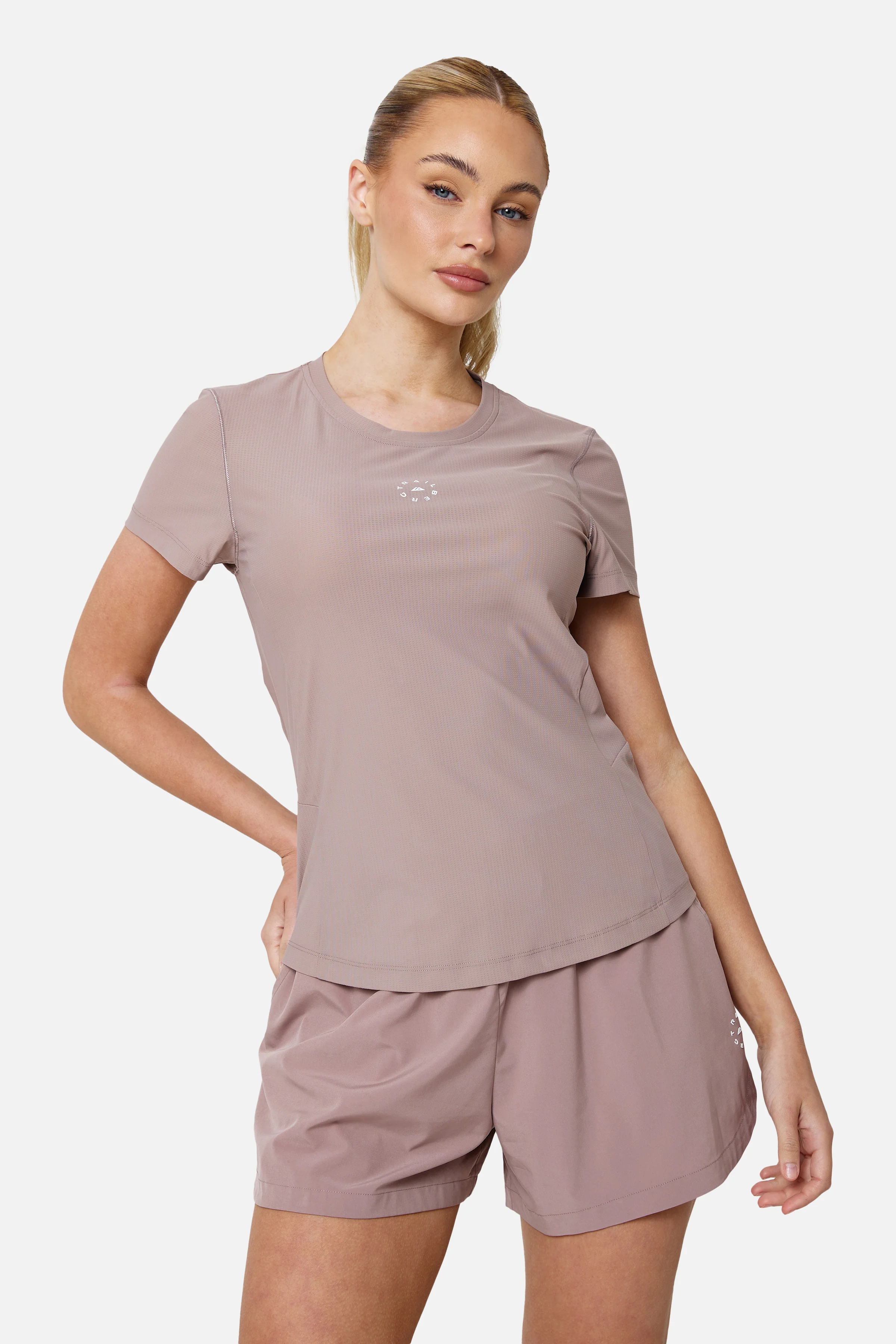 Womens Tide Tee - Dusty Mauve - Image 3