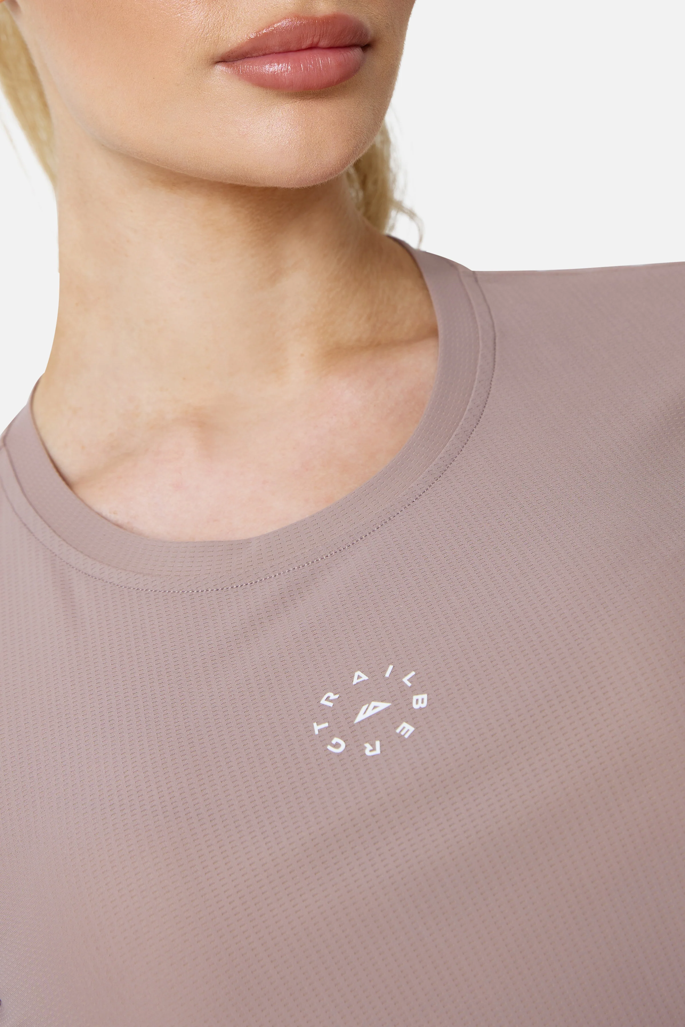Womens Tide Tee - Dusty Mauve - Image 4