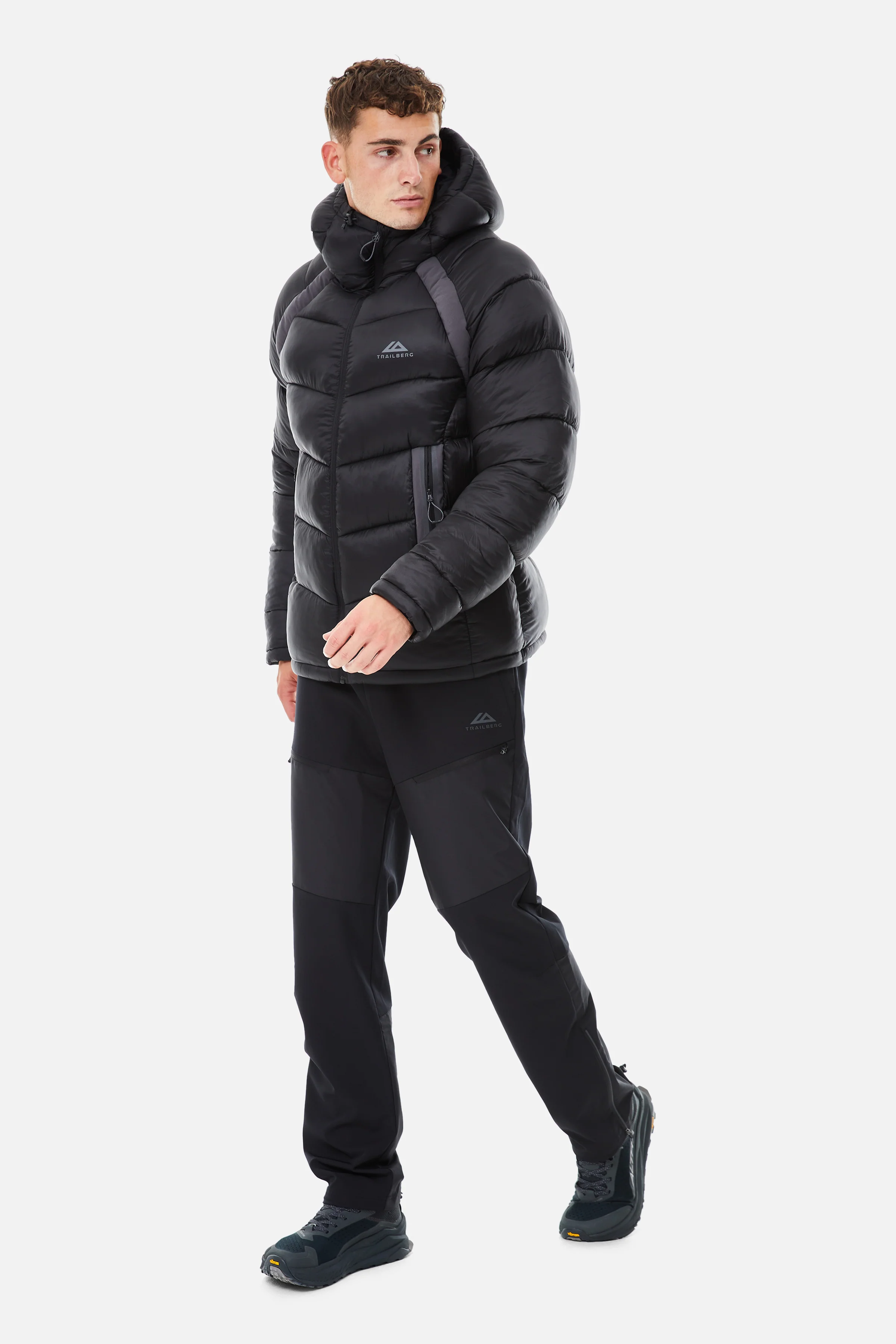 Zermat Insulated Jacket - Black/Volcano Grey - Image 3