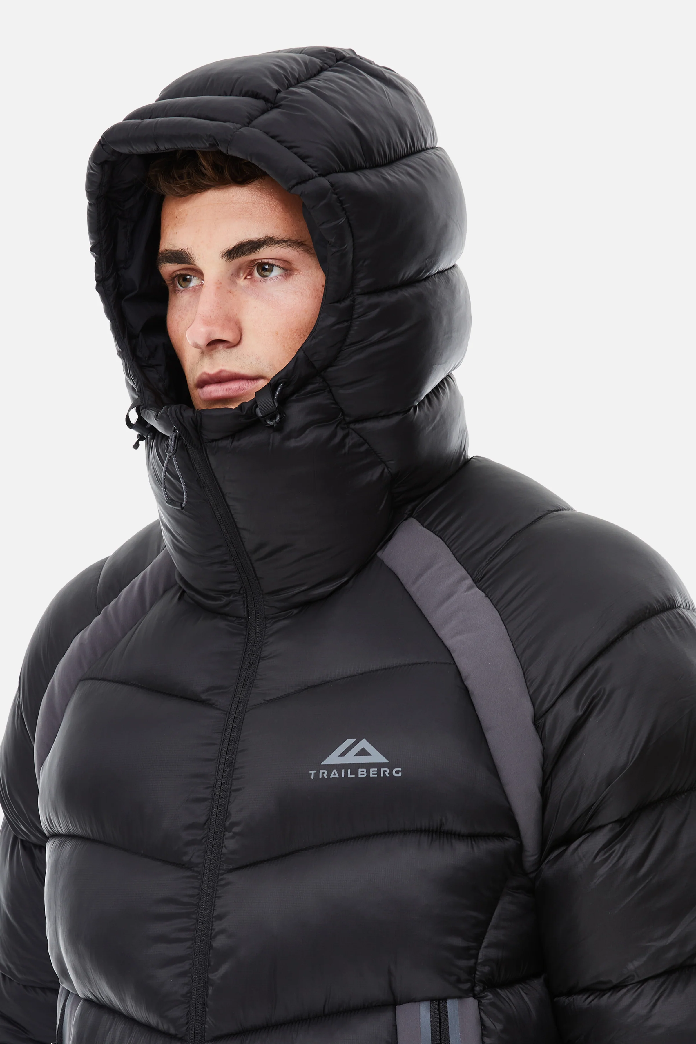 Zermat Insulated Jacket - Black/Volcano Grey - Image 8